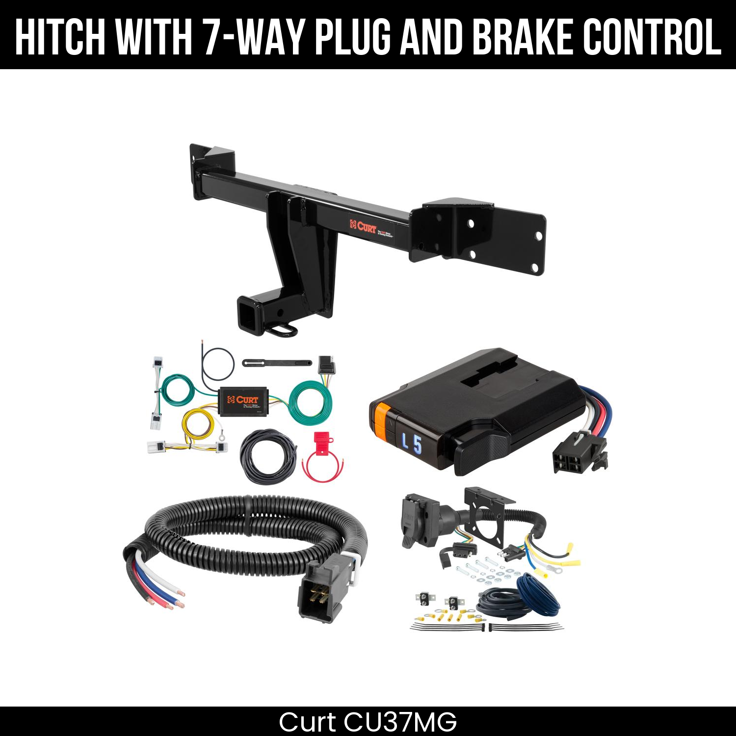 Trailer Hitch , 7-Way , Discovery Next Brake Control