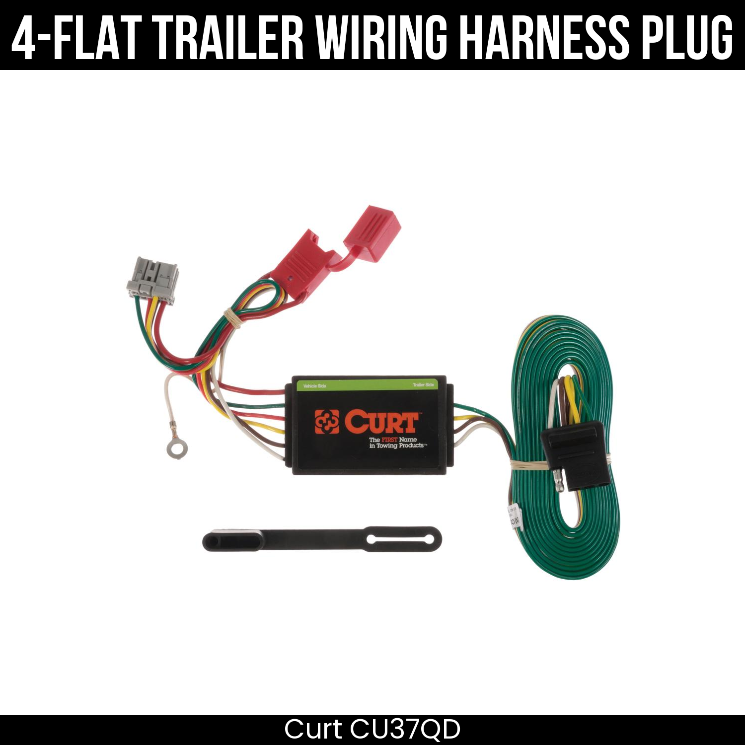 Trailer Wiring 4-Flat Plug Only