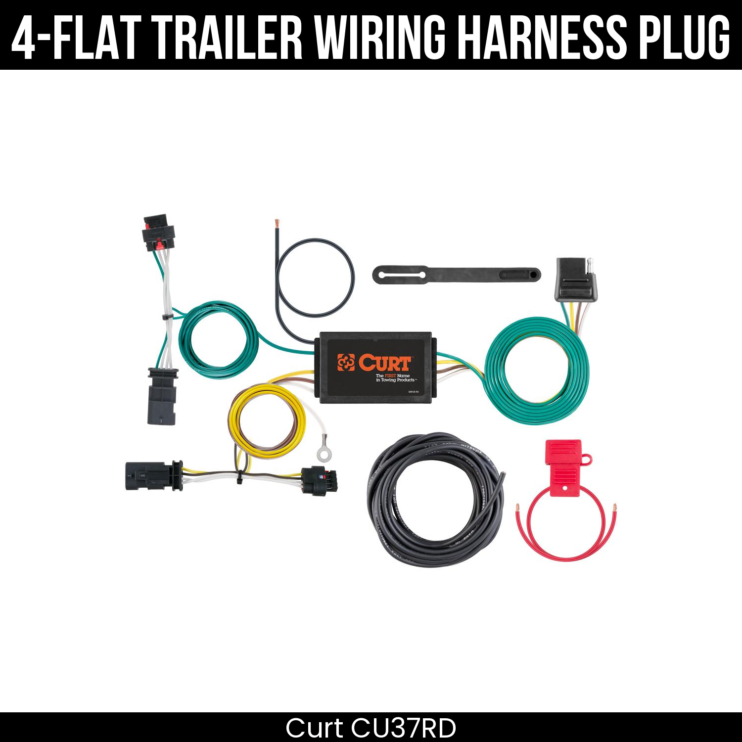Trailer Wiring 4-Flat Plug Only