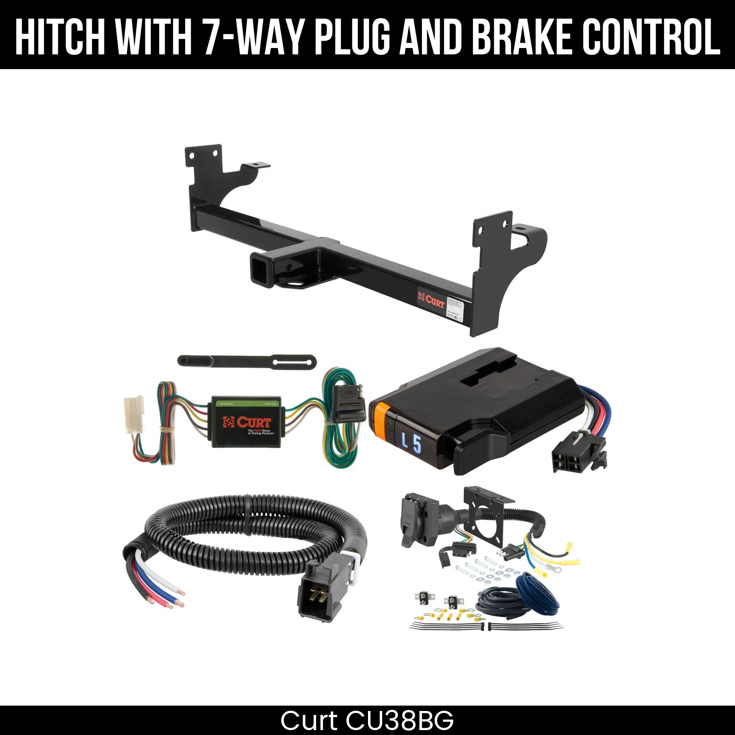 Trailer Hitch , 7-Way , Discovery Next Brake Control