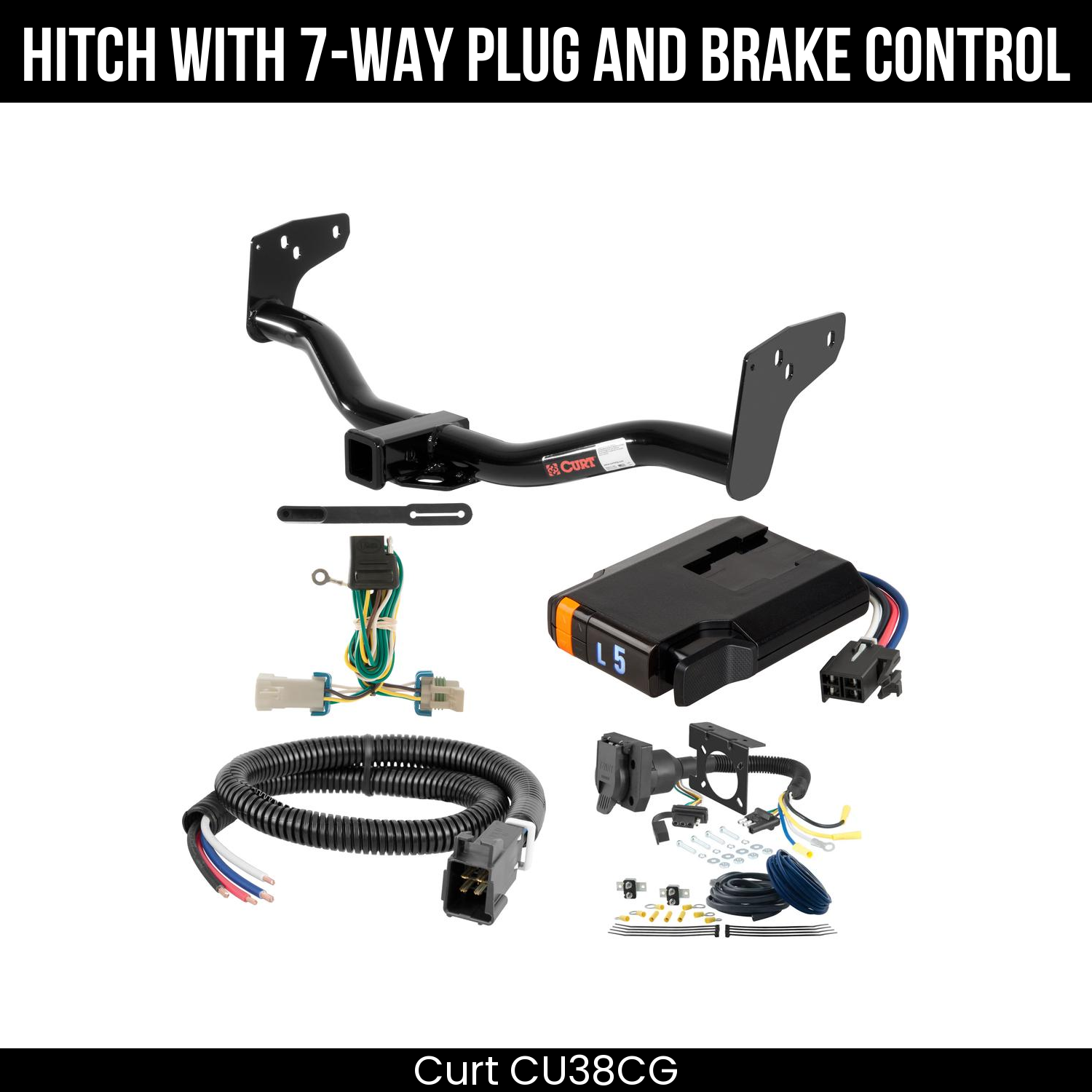 Trailer Hitch , 7-Way , Discovery Next Brake Control