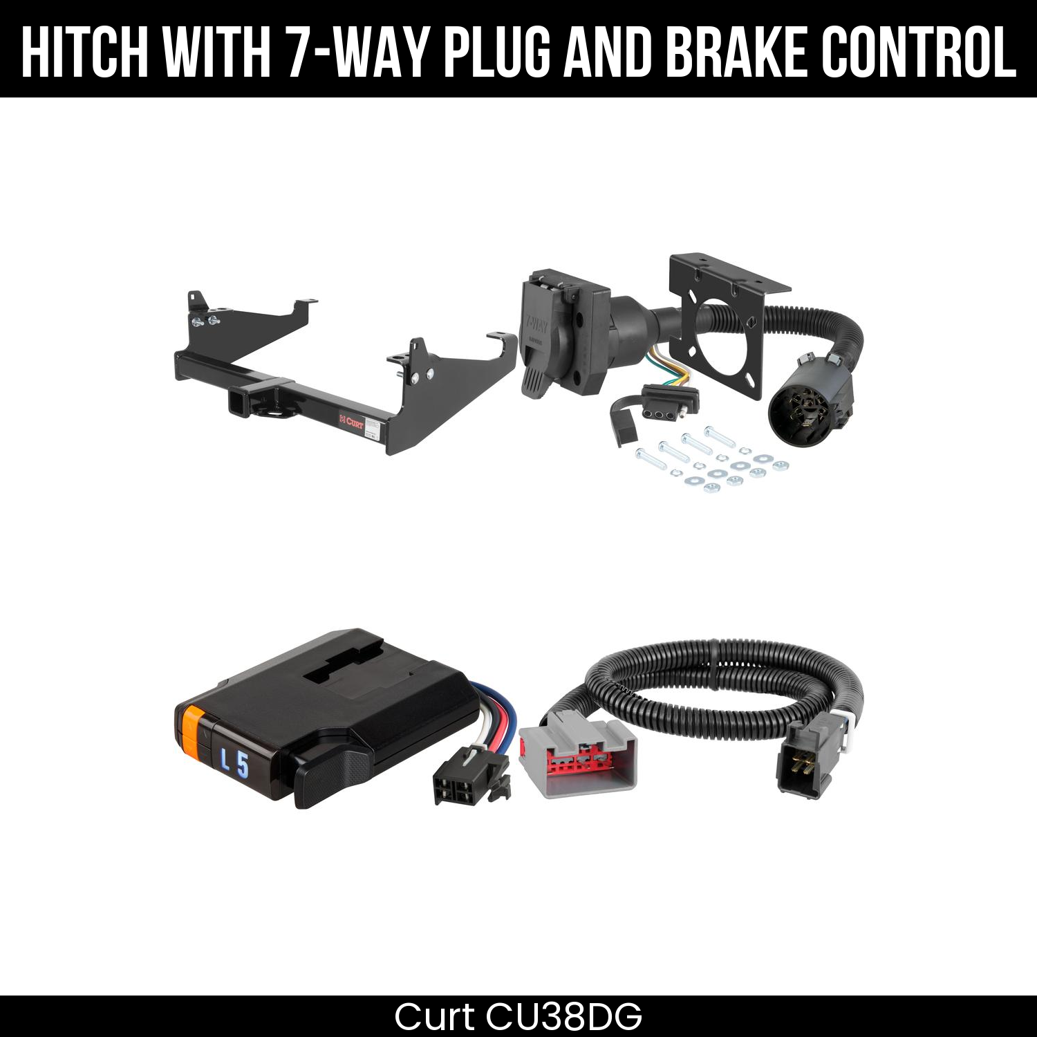 Trailer Hitch , 7-Way , Discovery Next Brake Control