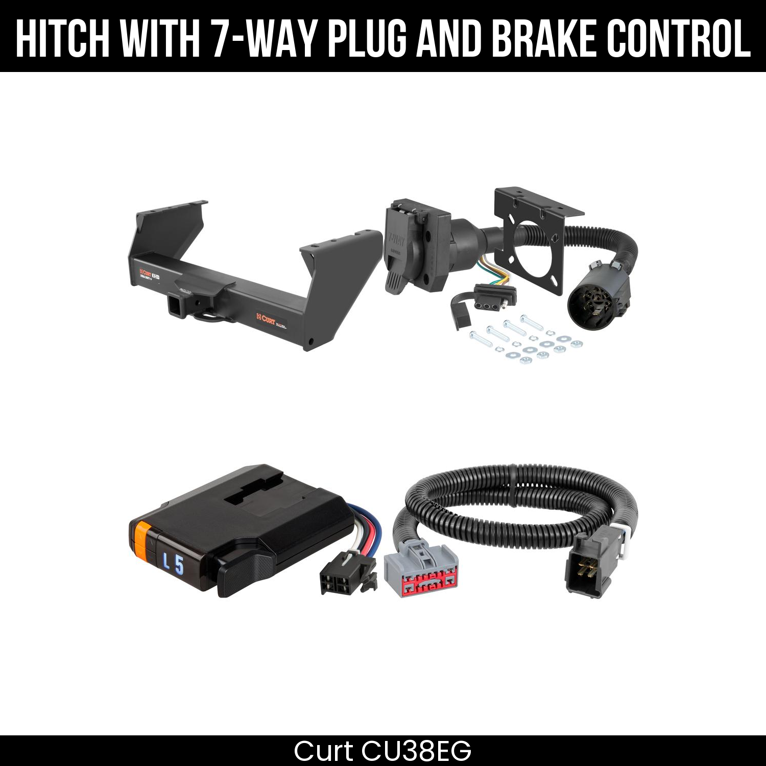 Trailer Hitch , 7-Way , Discovery Next Brake Control
