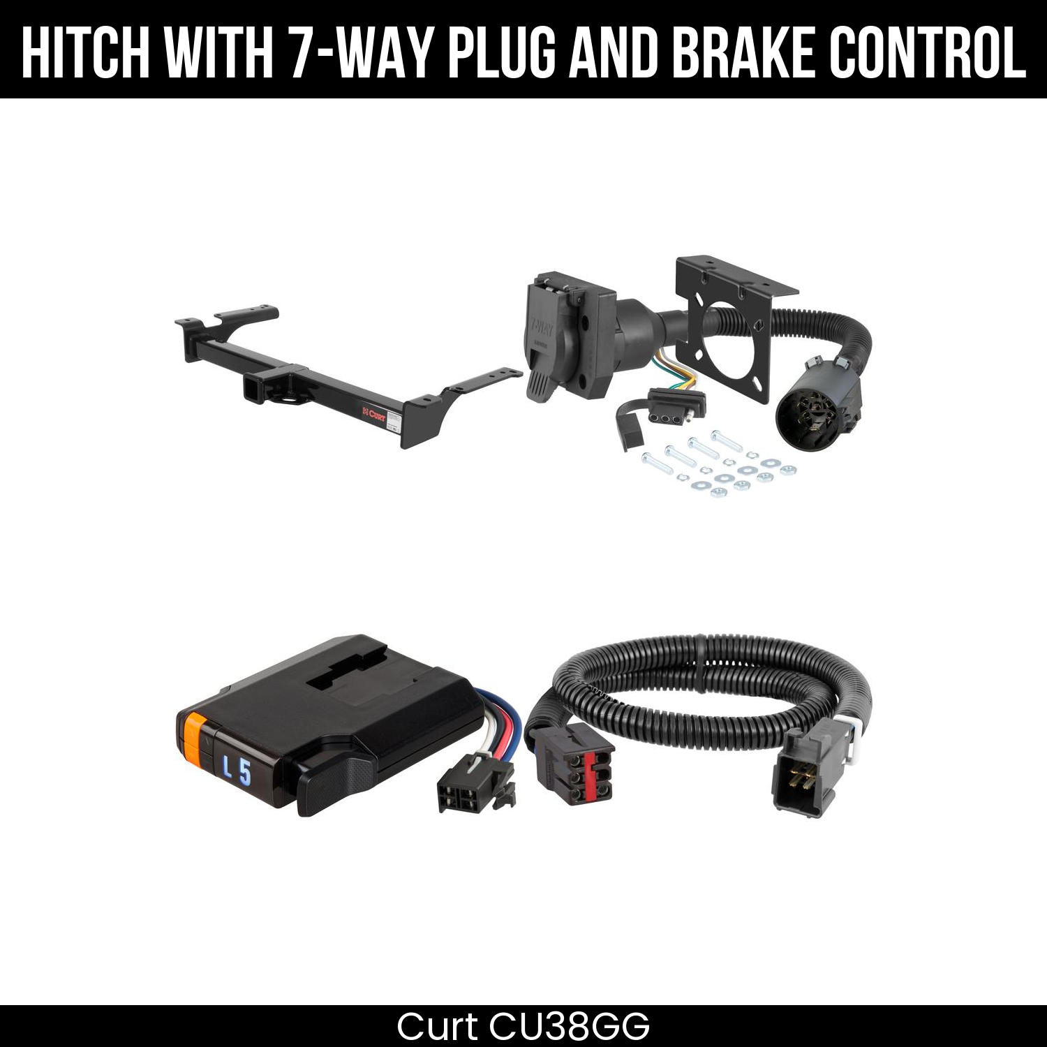 Trailer Hitch , 7-Way , Discovery Next Brake Control