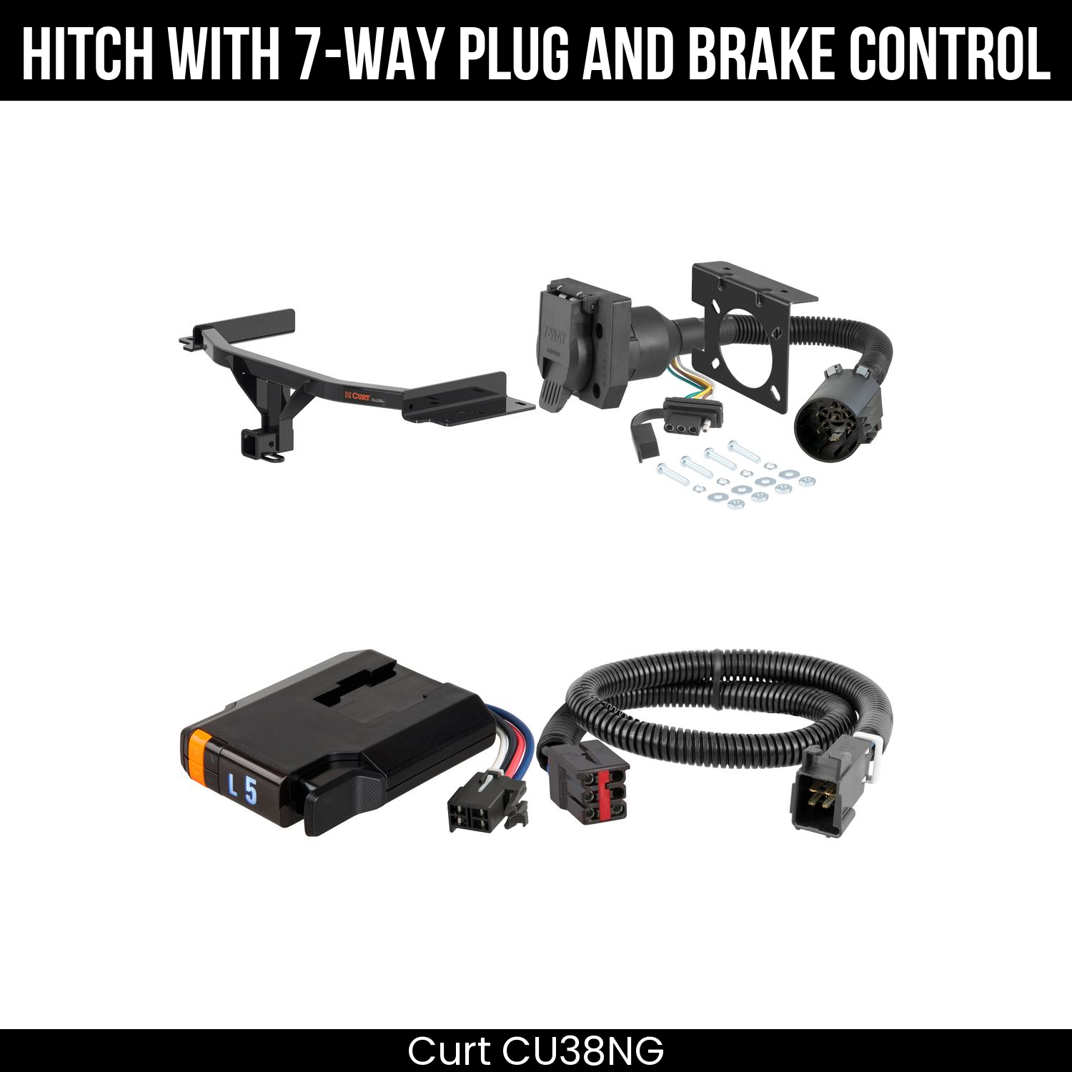 Trailer Hitch , 7-Way , Discovery Next Brake Control