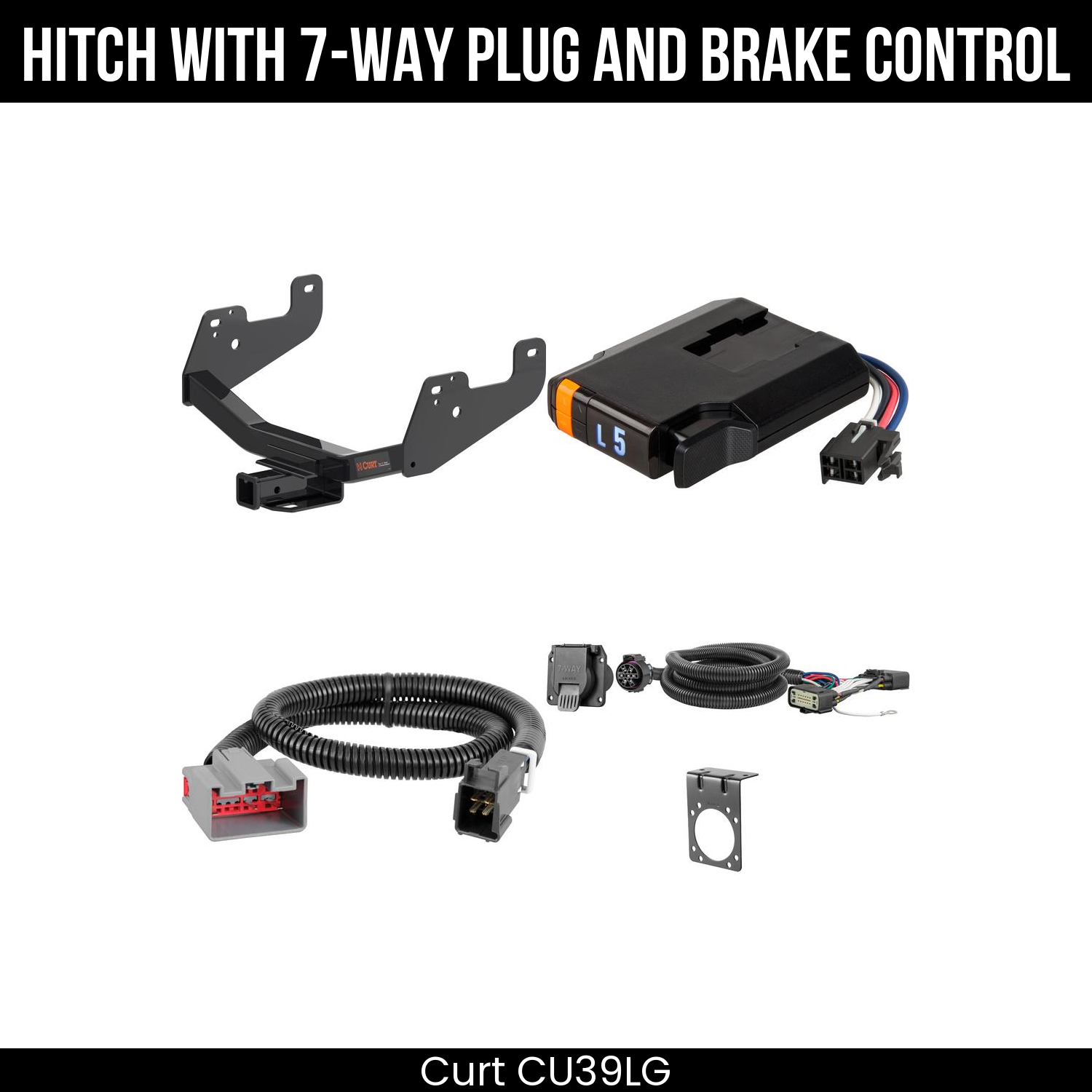 Trailer Hitch , 7-Way , Discovery Next Brake Control
