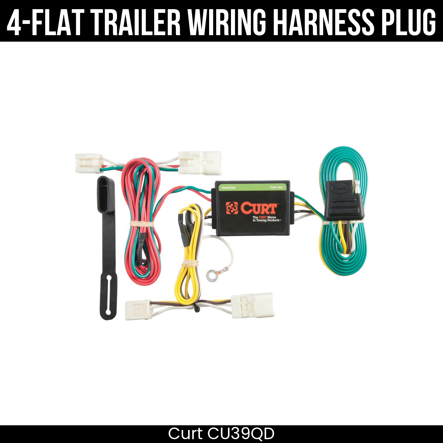 Trailer Wiring 4-Flat Plug Only