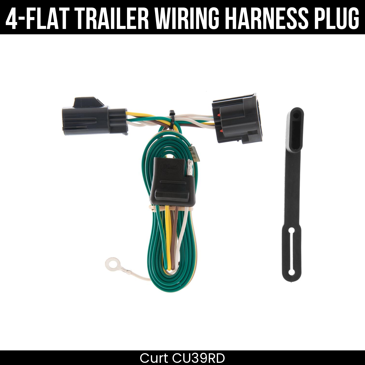 Trailer Wiring 4-Flat Plug Only
