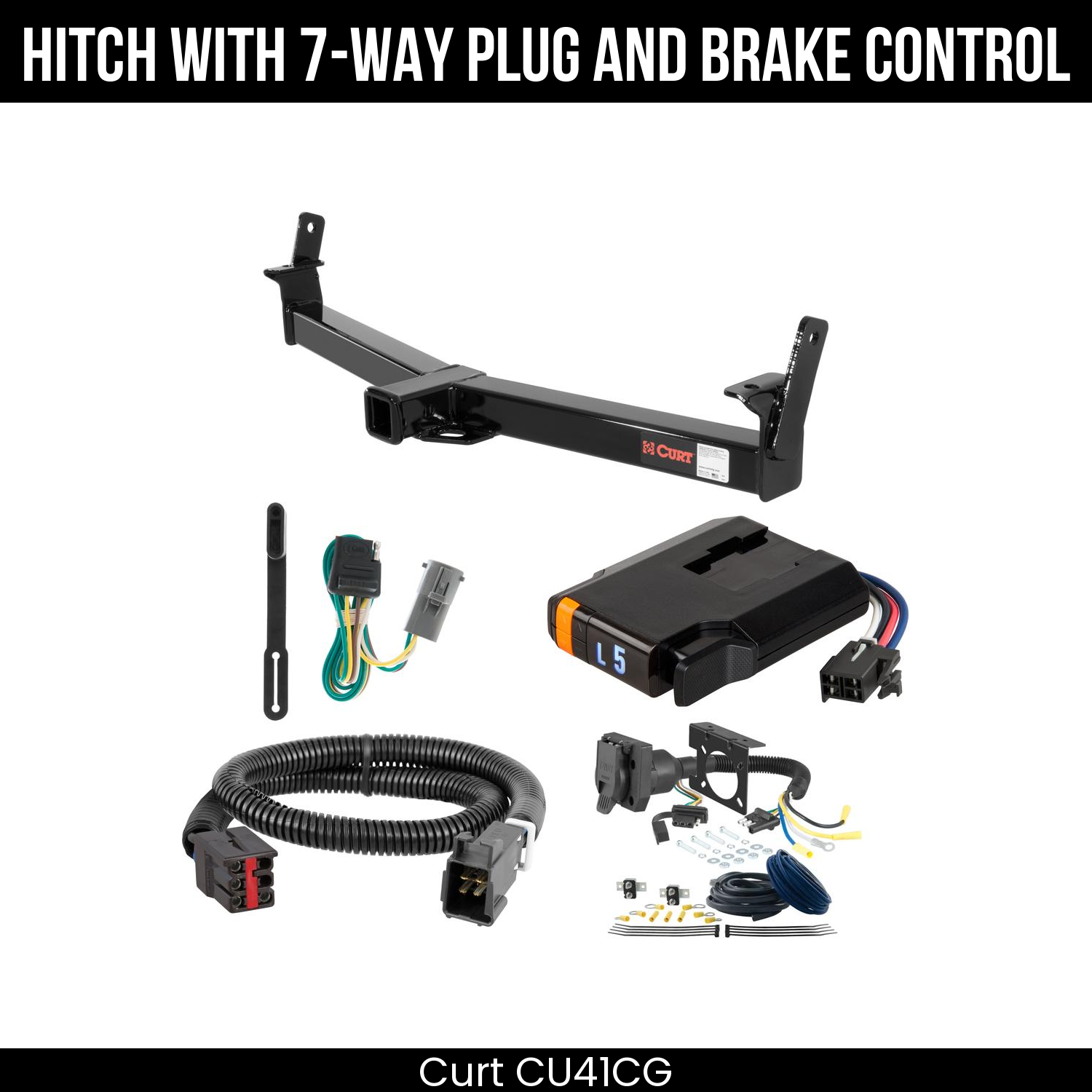 Trailer Hitch , 7-Way , Discovery Next Brake Control