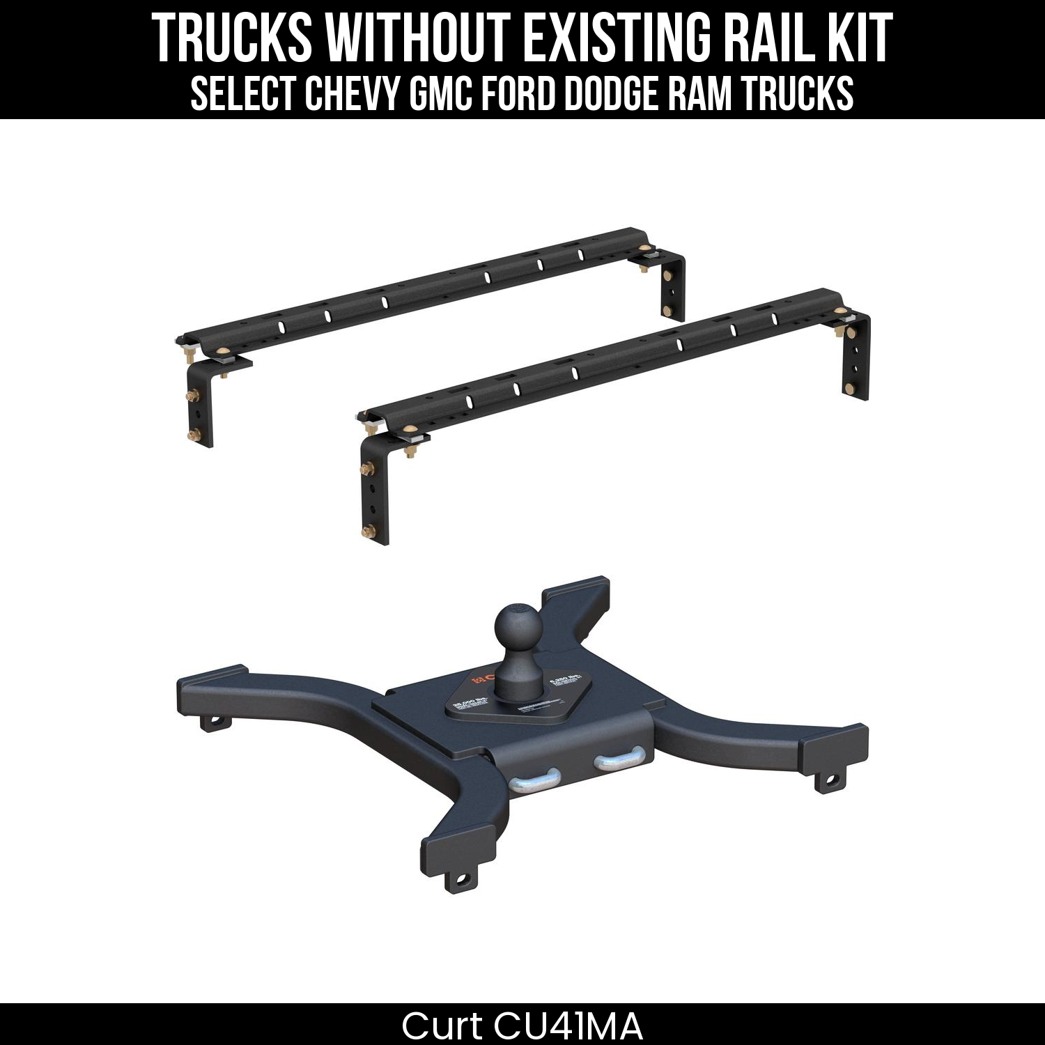 Universal 5th Wheel Base Rails,Spyder Gooseneck Hitch