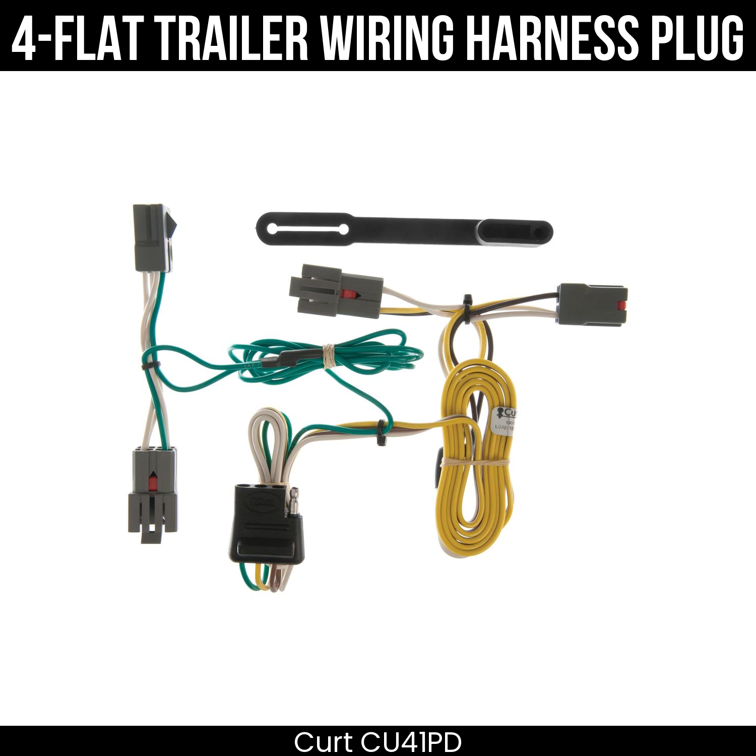 Trailer Wiring 4-Flat Plug Only