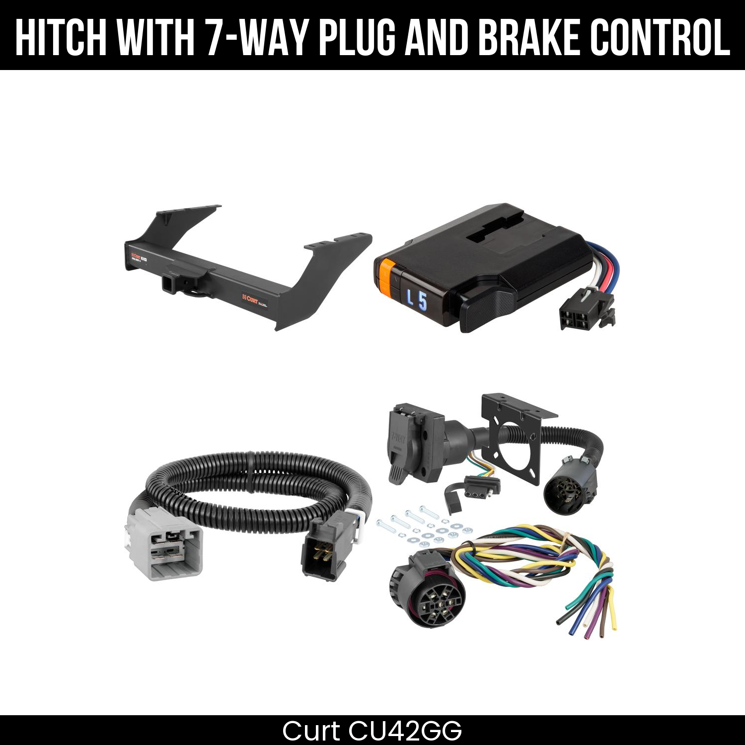 Trailer Hitch , 7-Way , Discovery Next Brake Control