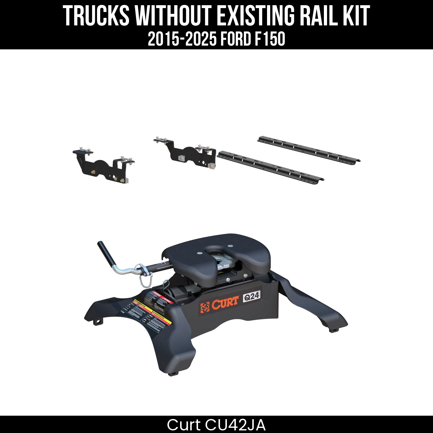 Custom 5th Wheel Brackets,Universal 5th Wheel Base Rails,Q24 5th Wheel Hitch Head