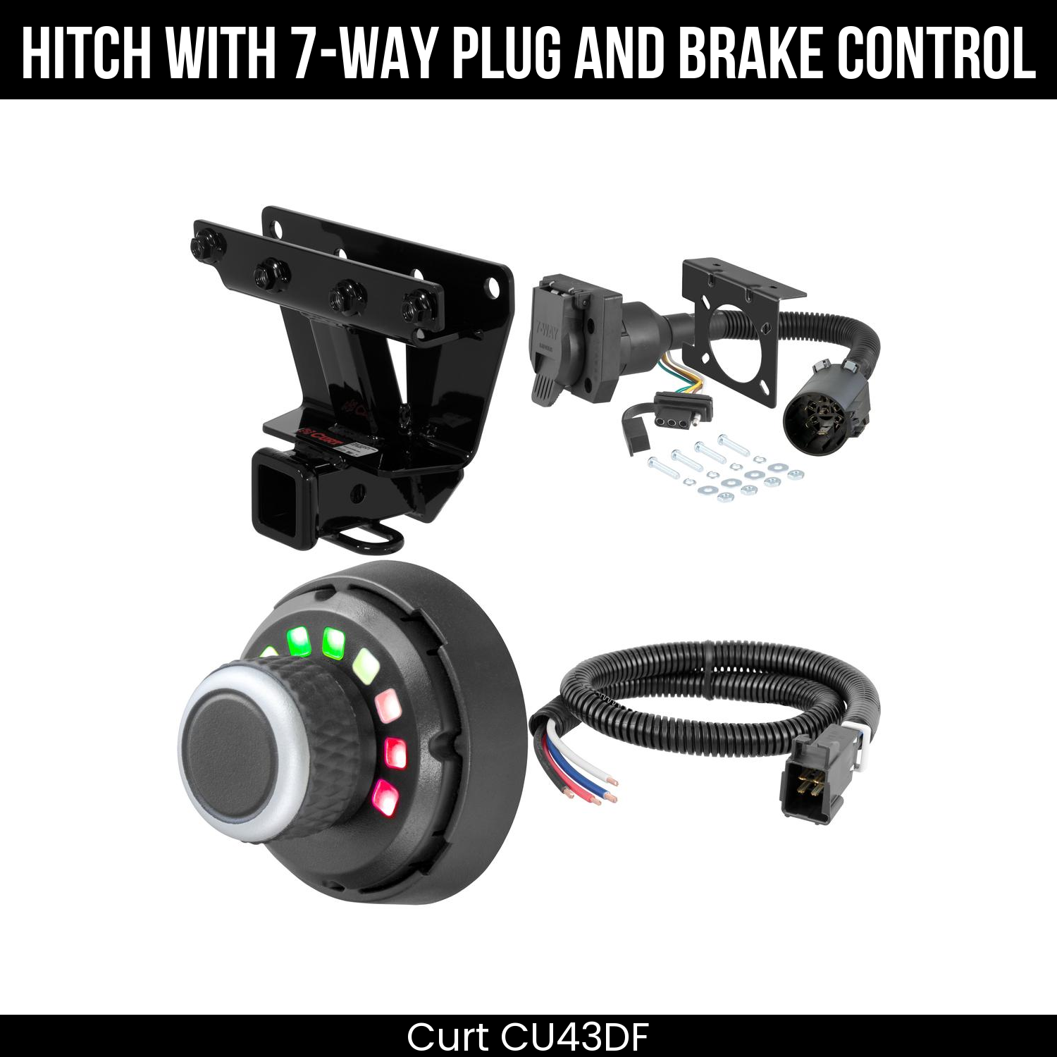 Trailer Hitch , 7-Way , Spectrum Brake Control