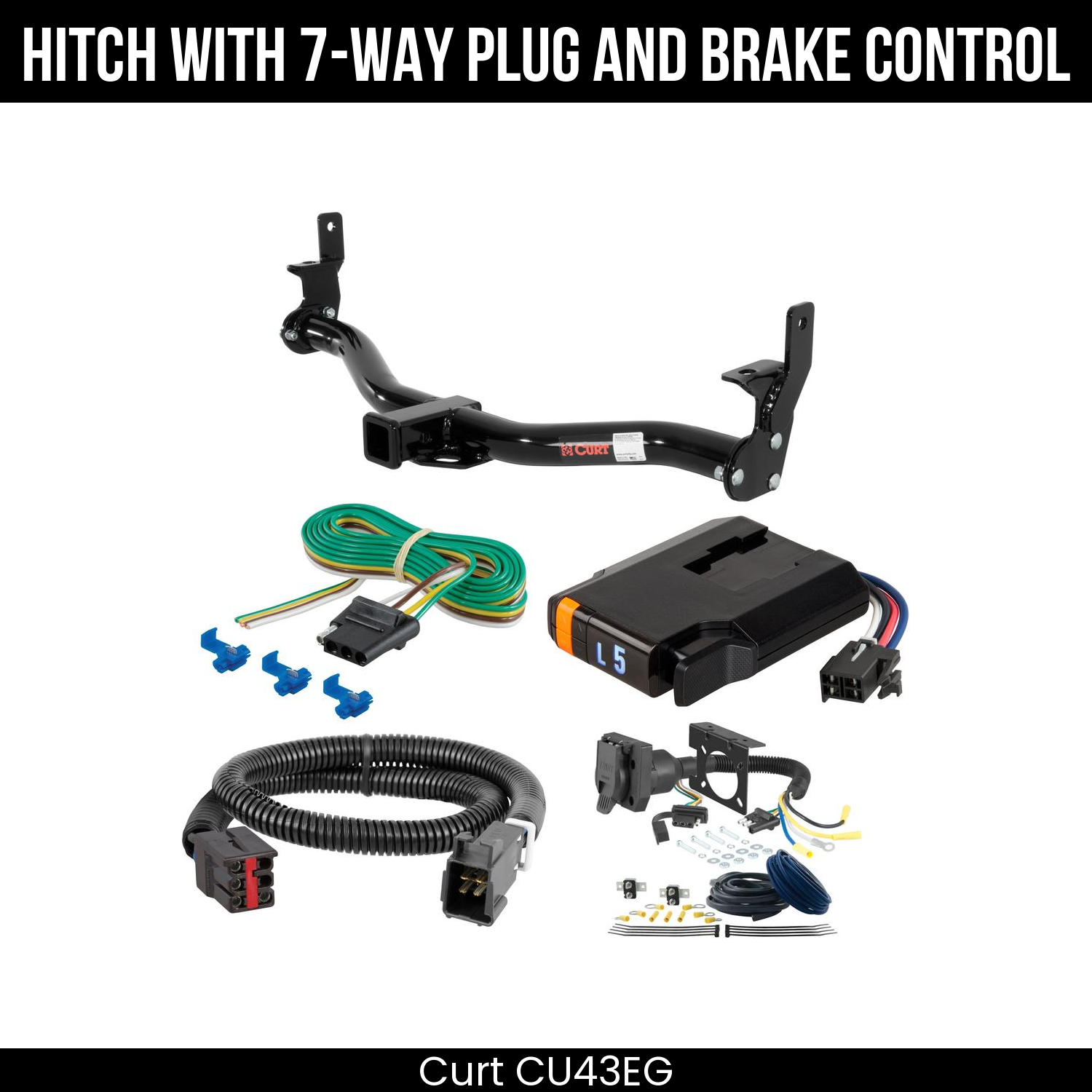 Trailer Hitch , 7-Way , Discovery Next Brake Control