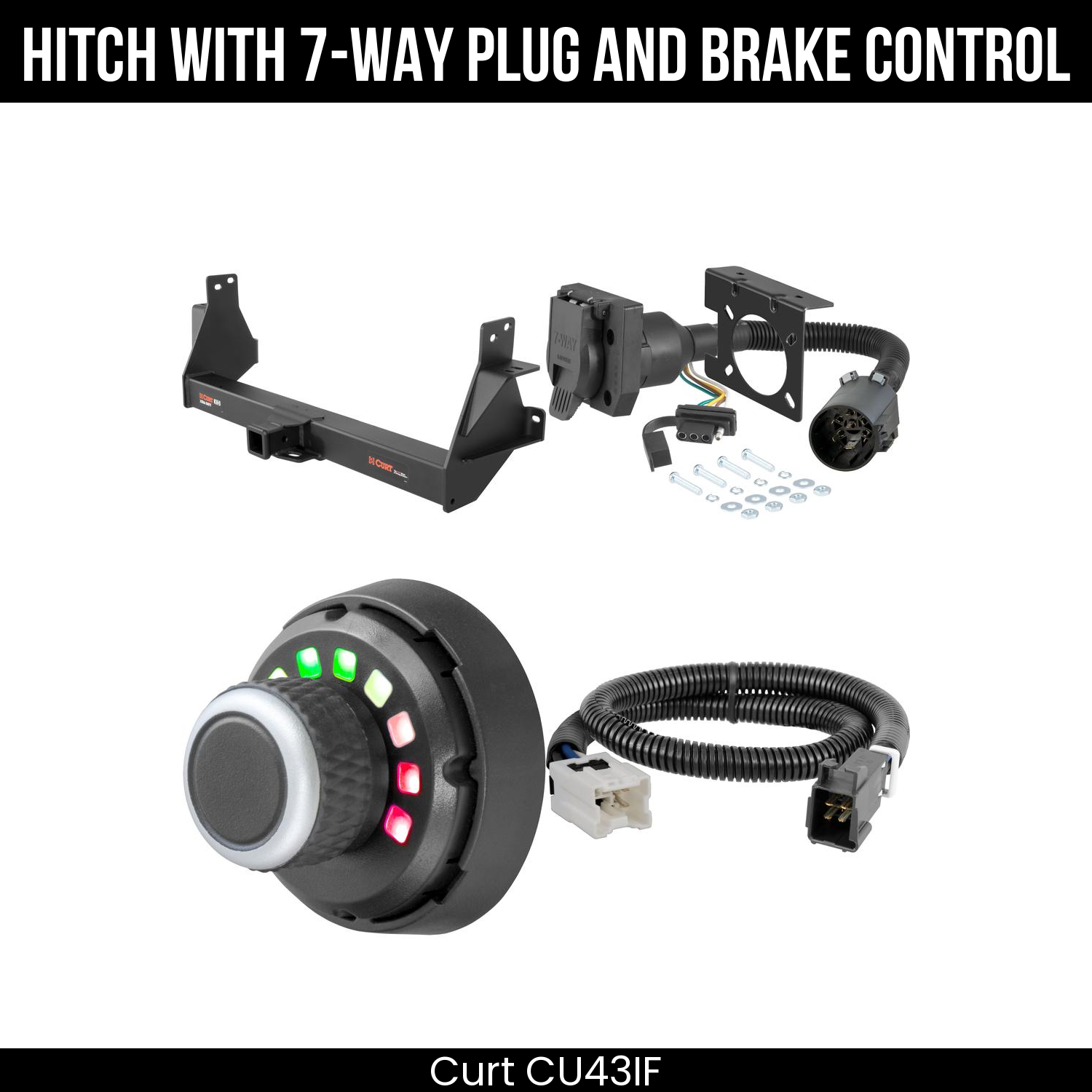Trailer Hitch , 7-Way , Spectrum Brake Control
