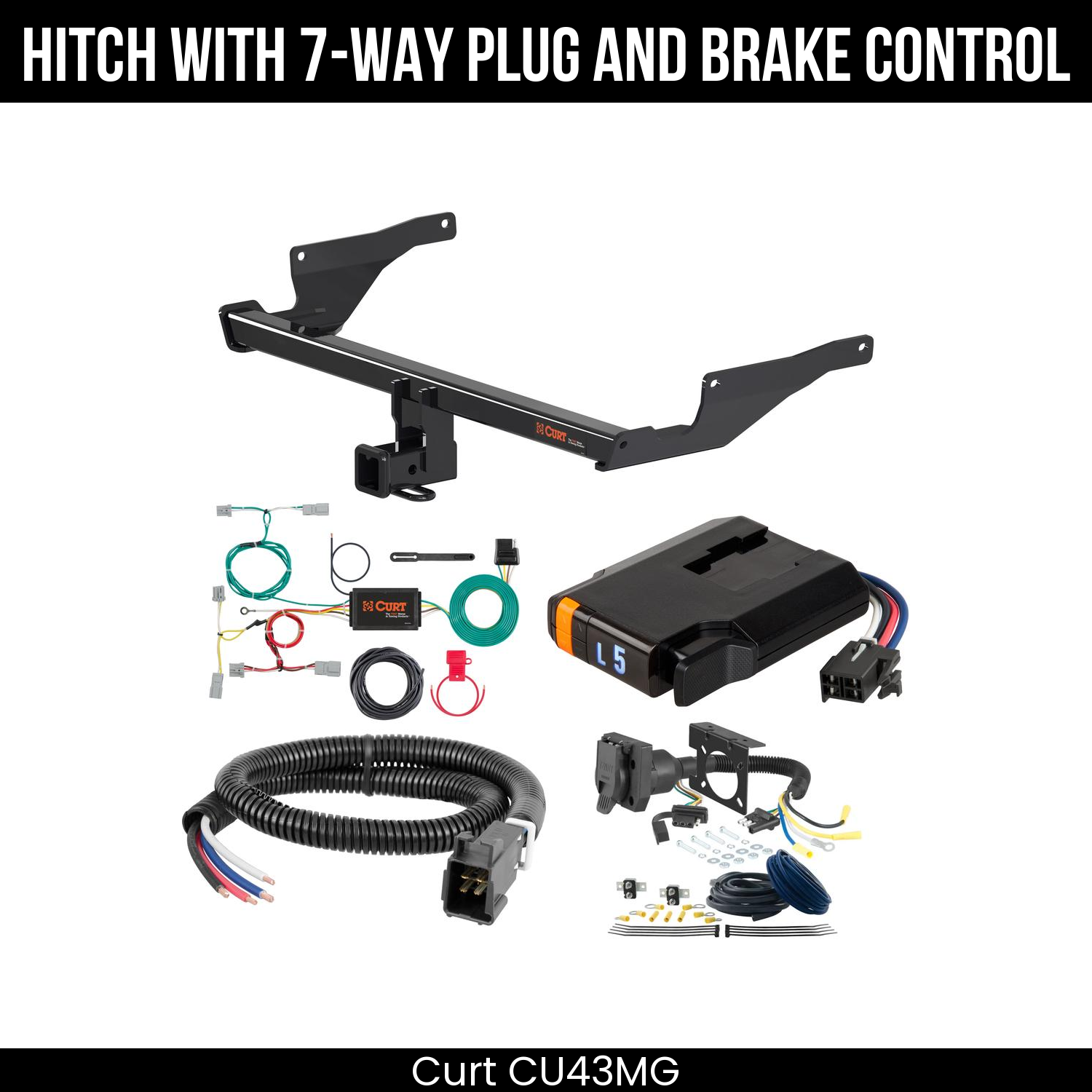Trailer Hitch , 7-Way , Discovery Next Brake Control
