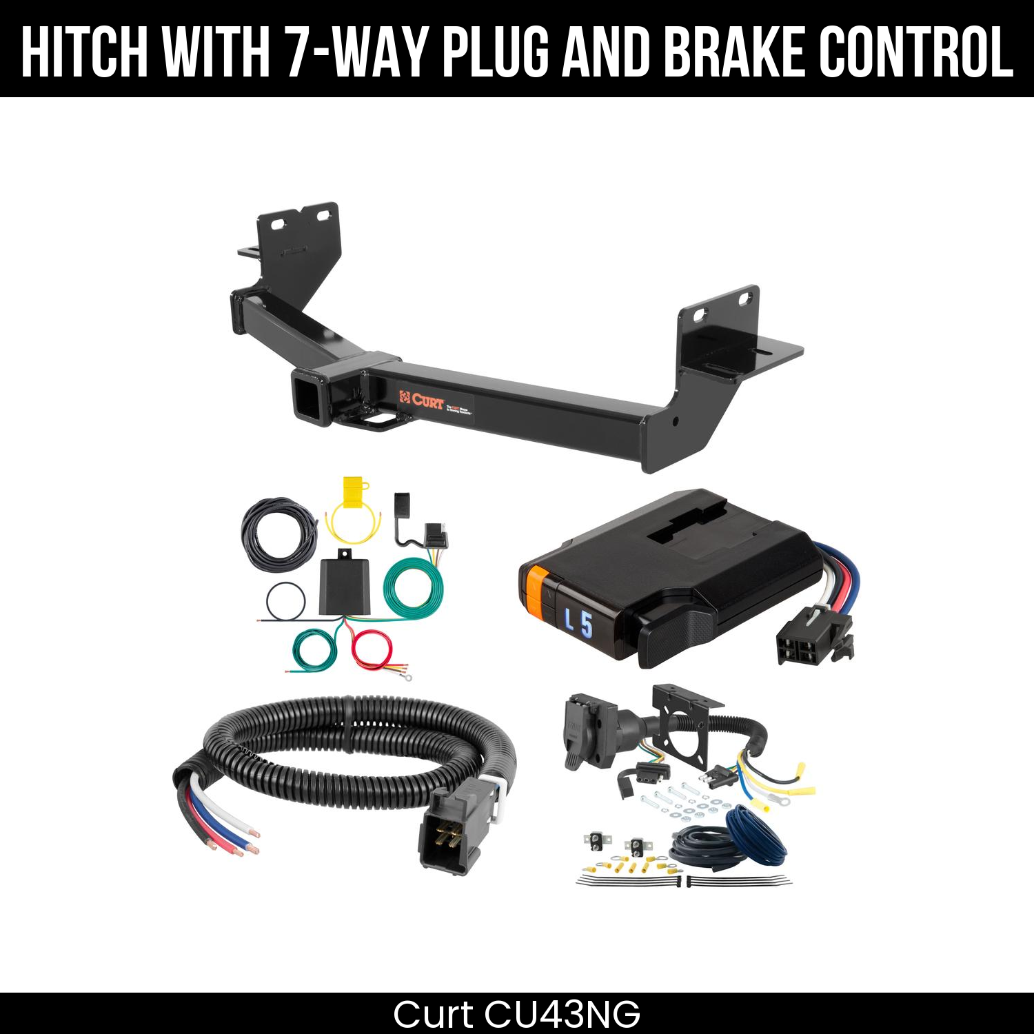 Trailer Hitch , 7-Way , Discovery Next Brake Control