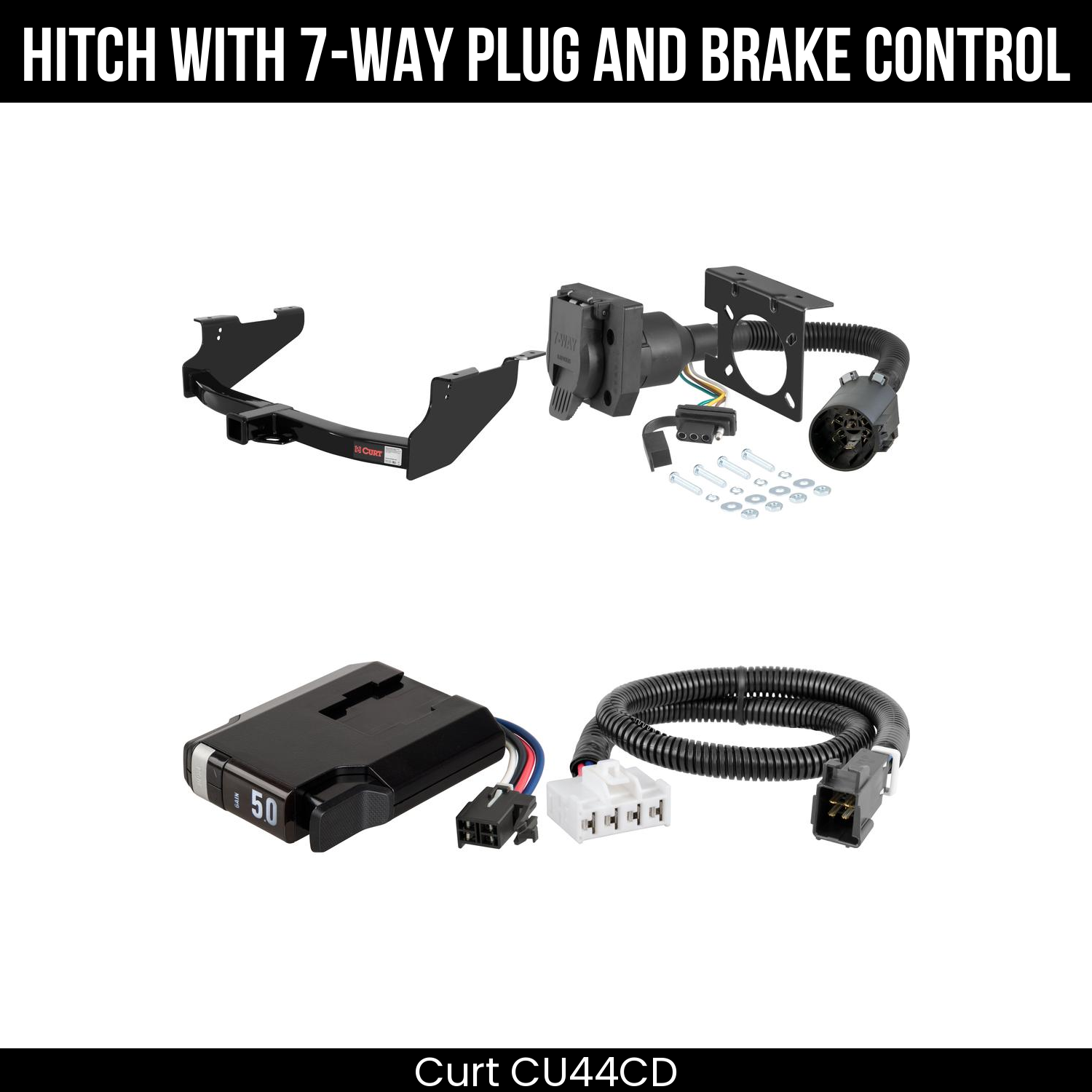 Trailer Hitch , 7-Way , TriFlex NEXT Brake Control
