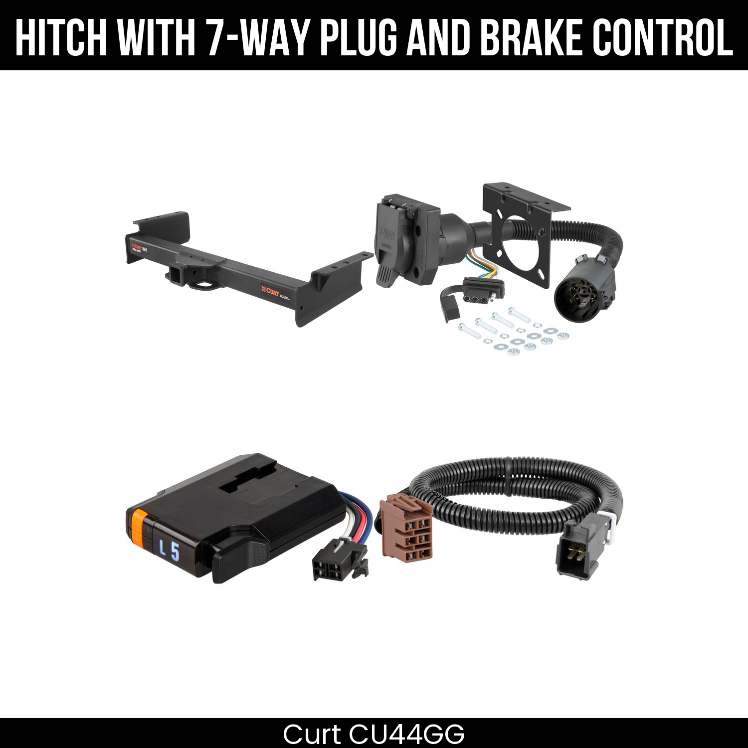 Trailer Hitch , 7-Way , Discovery Next Brake Control