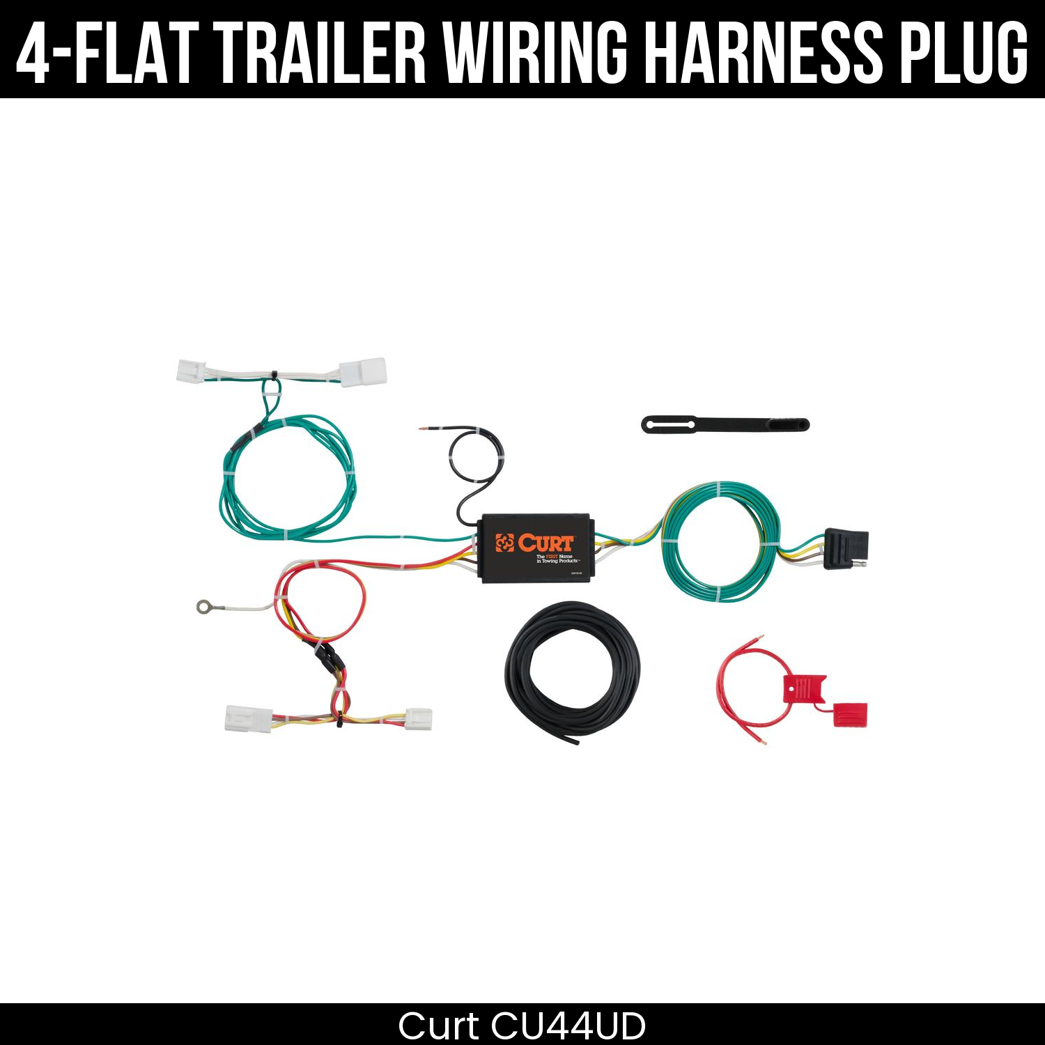 Trailer Wiring 4-Flat Plug Only