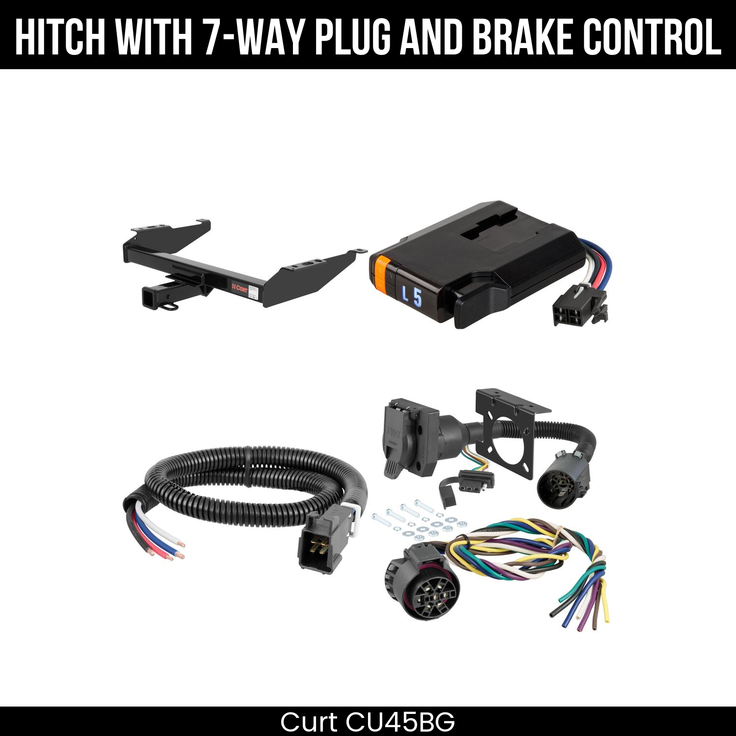 Trailer Hitch , 7-Way , Discovery Next Brake Control