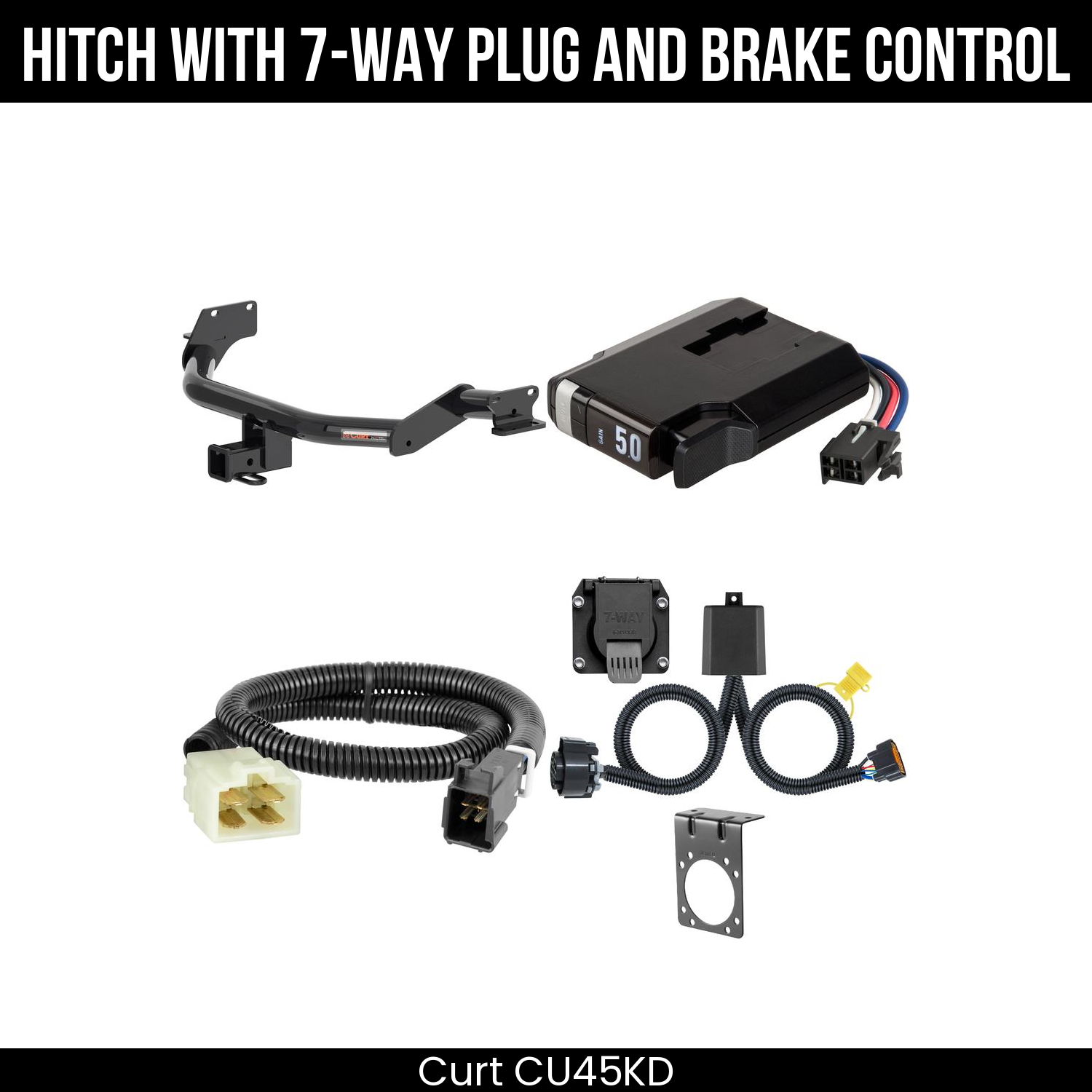 Trailer Hitch , 7-Way , TriFlex NEXT Brake Control