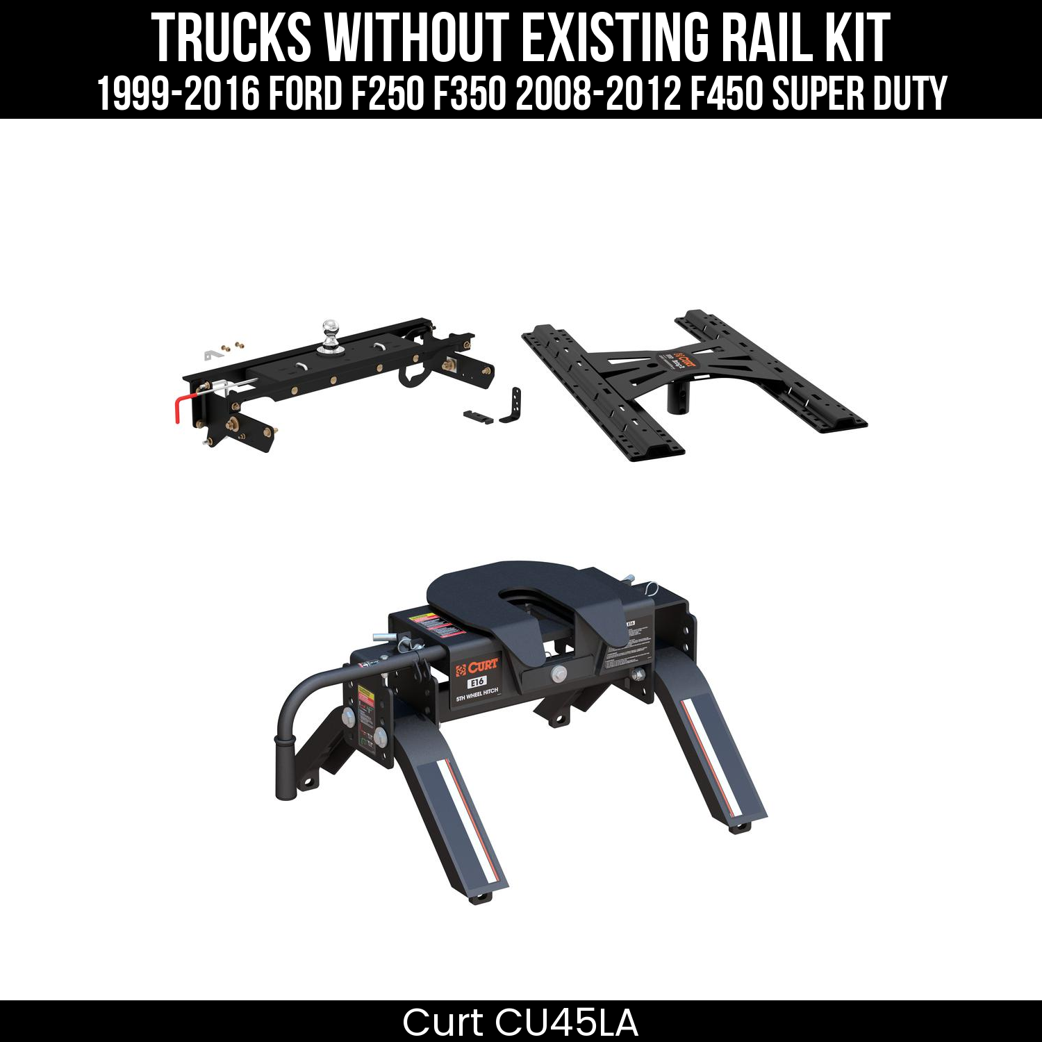 Under-Bed Gooseneck Install Brackets,Double Lock Gooseneck Hitch,X5 Gooseneck-5th Wheel Adapter,Replacement Base Legs,E16 5th Wheel Hitch Head