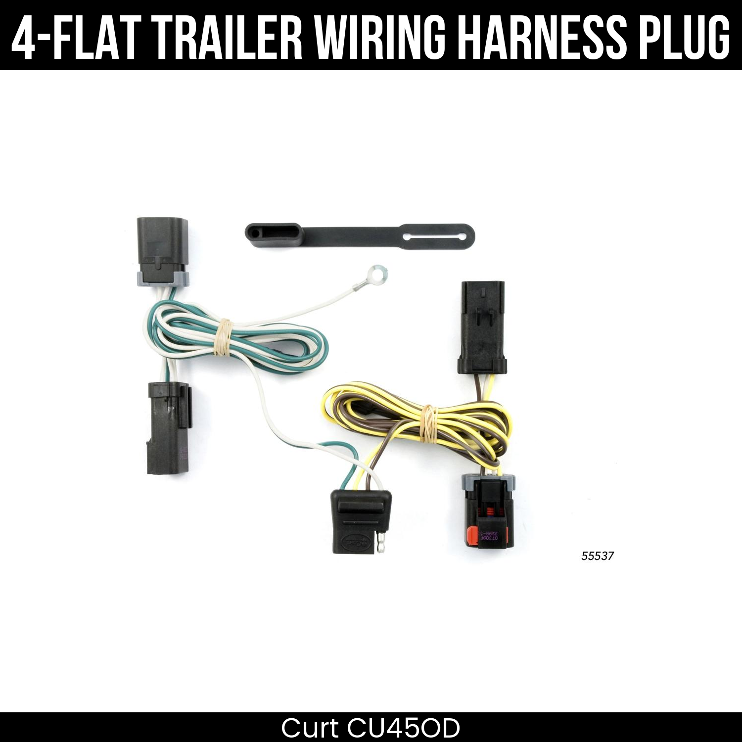 Trailer Wiring 4-Flat Plug Only