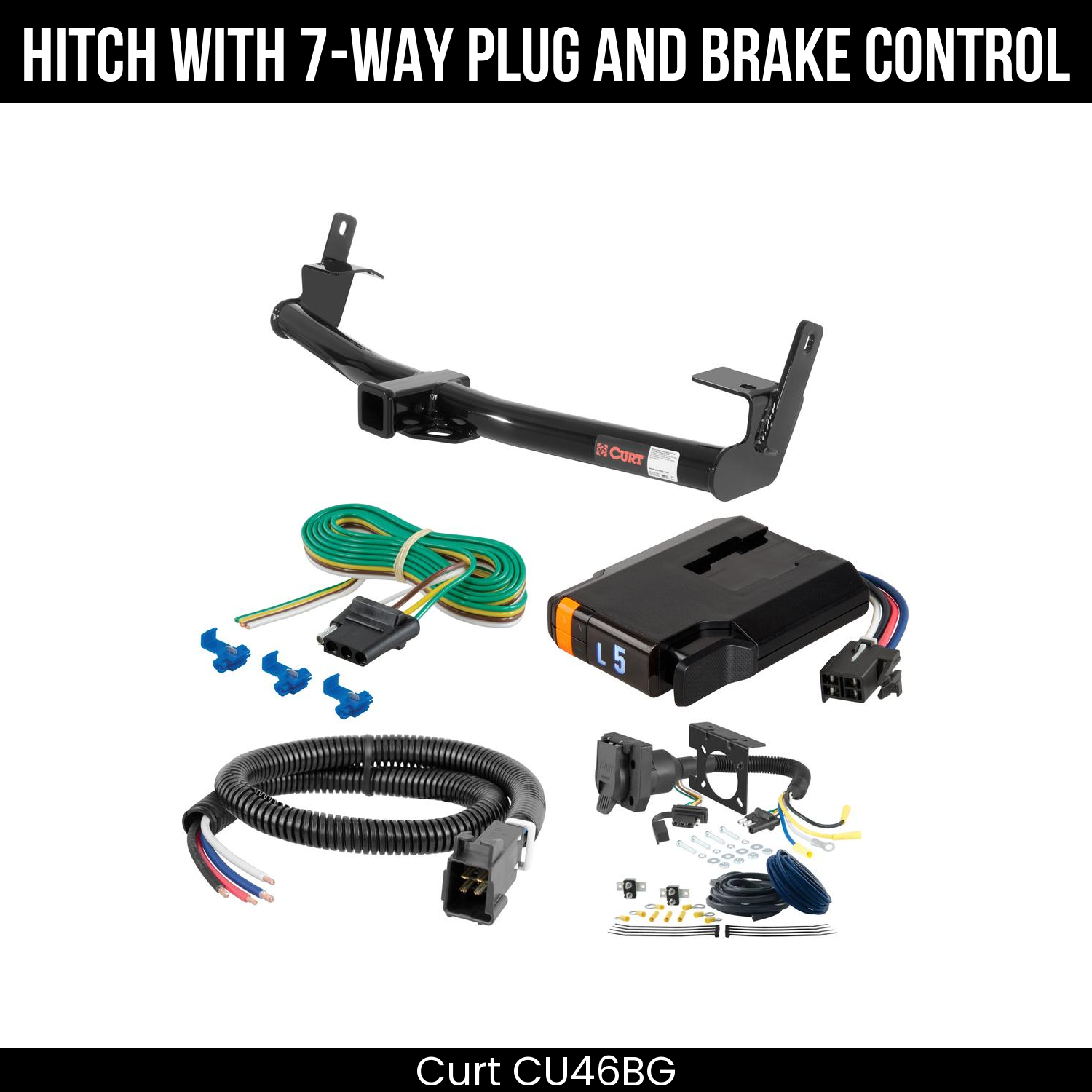 Trailer Hitch , 7-Way , Discovery Next Brake Control