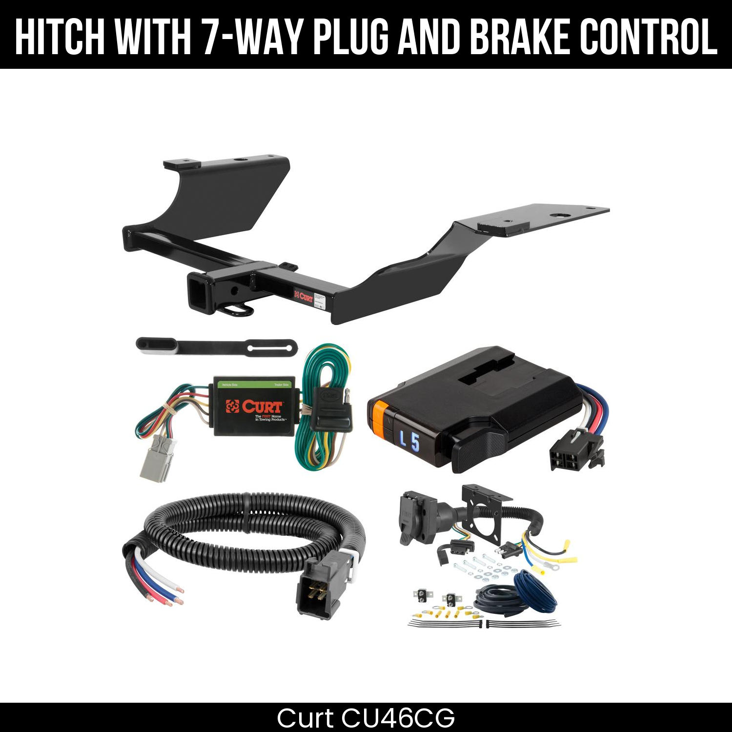Trailer Hitch , 7-Way , Discovery Next Brake Control