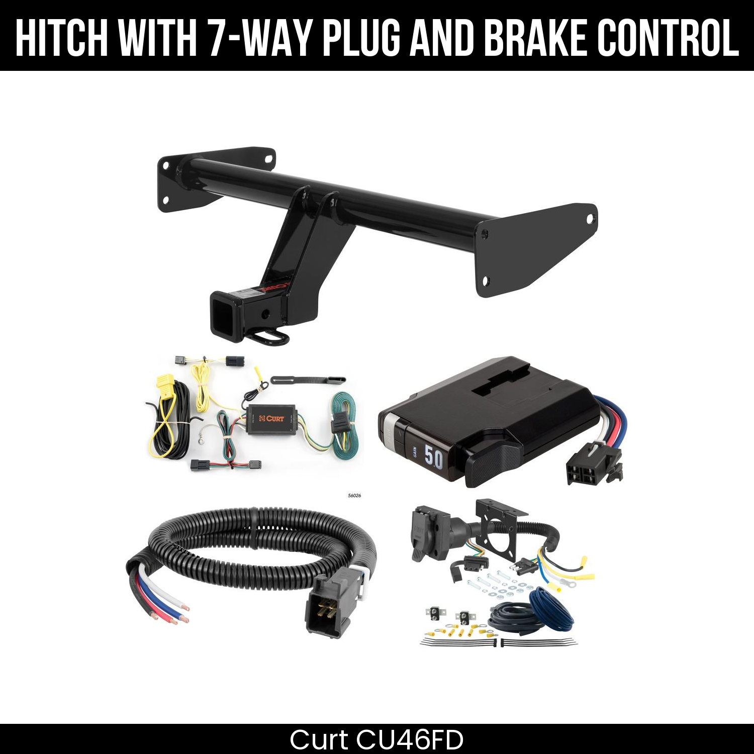 Trailer Hitch , 7-Way , TriFlex NEXT Brake Control