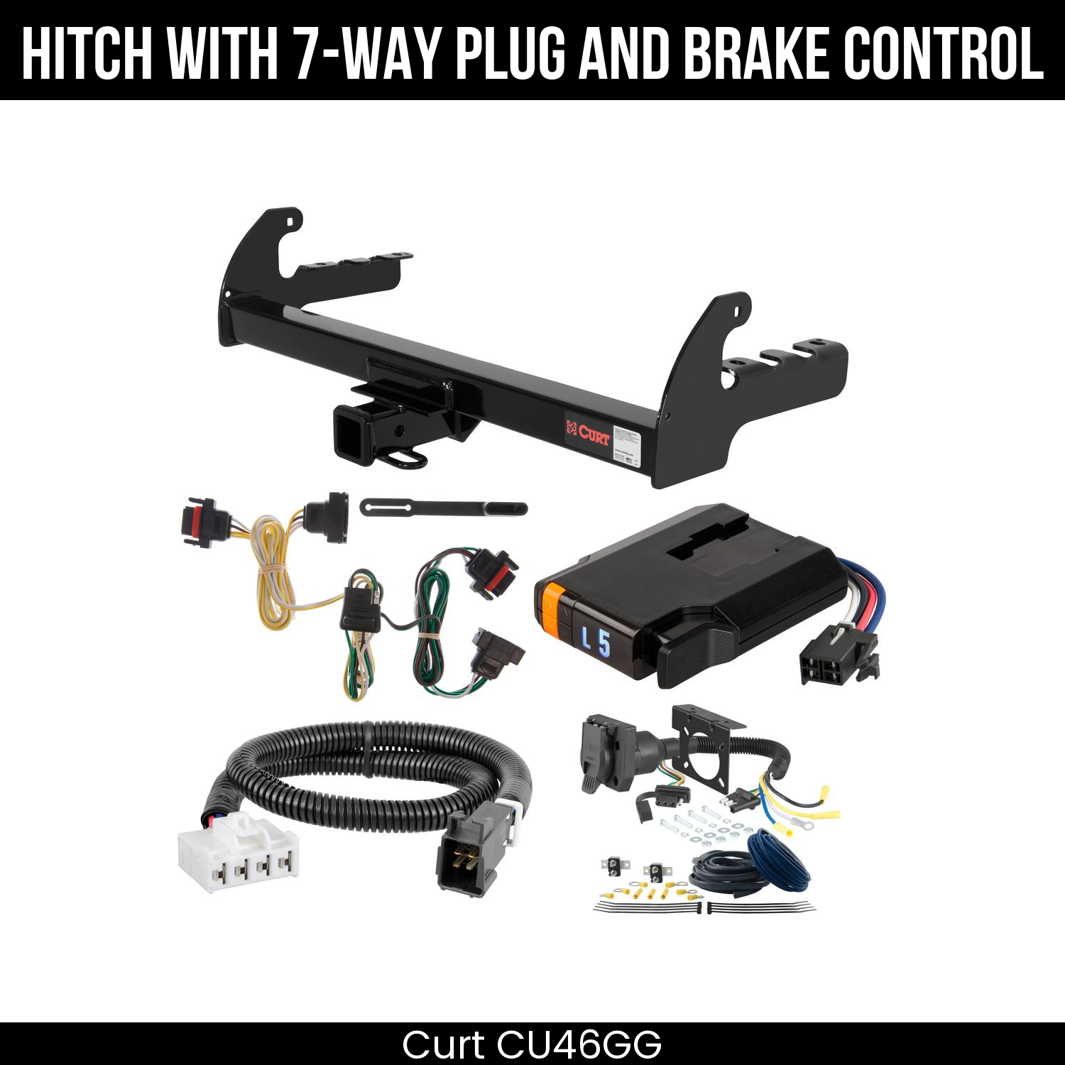 Trailer Hitch , 7-Way , Discovery Next Brake Control