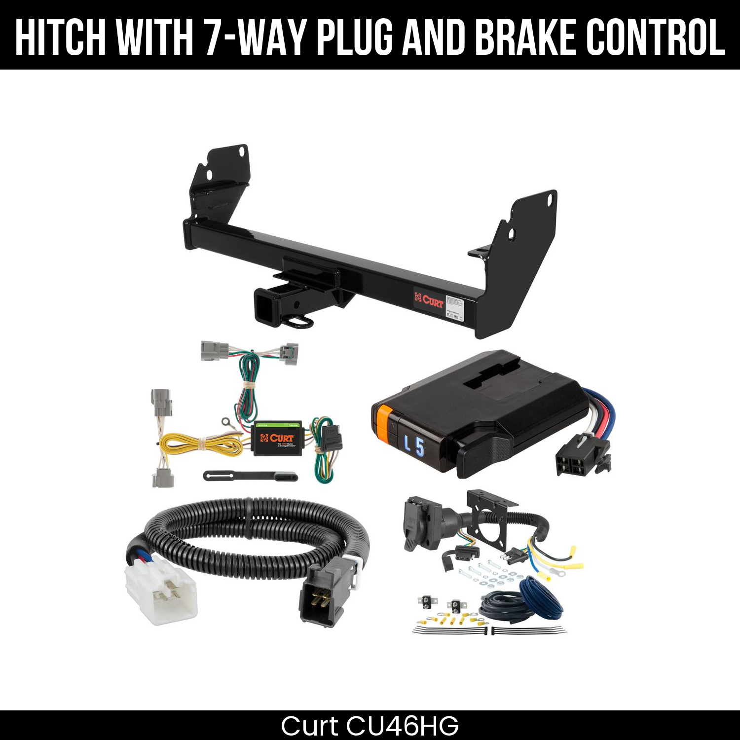 Trailer Hitch , 7-Way , Discovery Next Brake Control