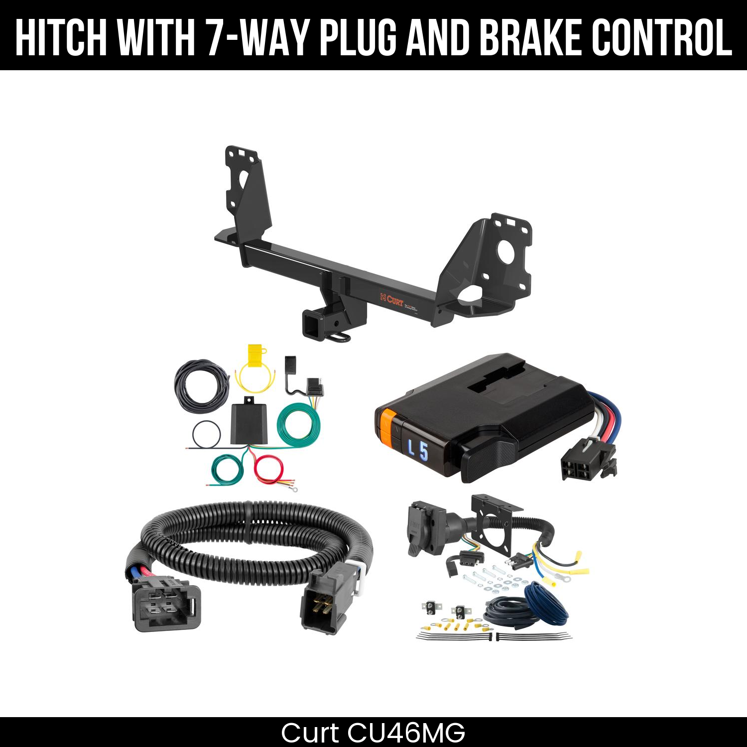Trailer Hitch , 7-Way , Discovery Next Brake Control