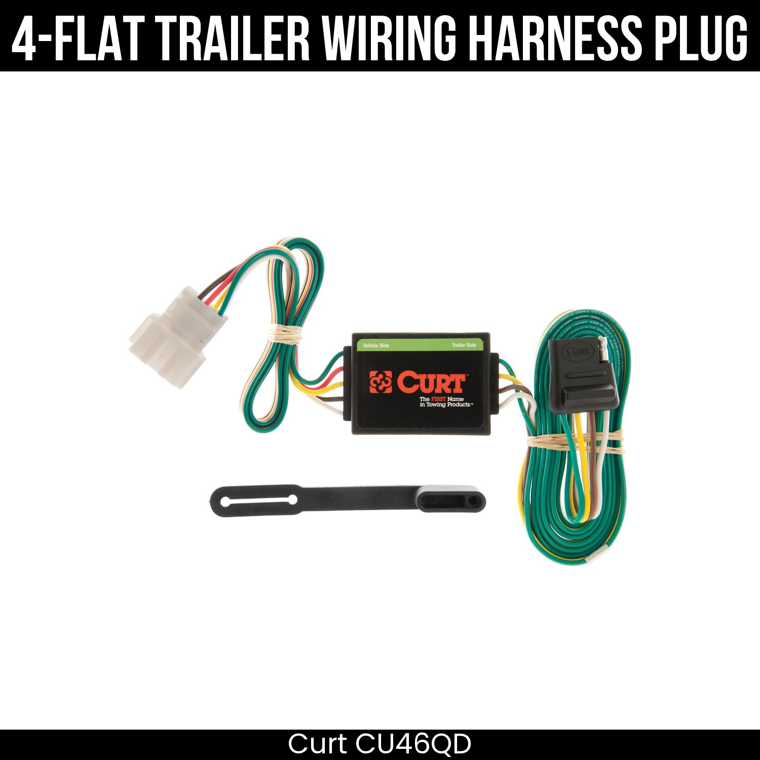 Trailer Wiring 4-Flat Plug Only
