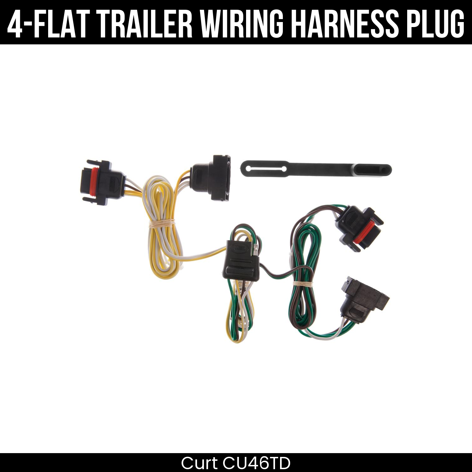 Trailer Wiring 4-Flat Plug Only