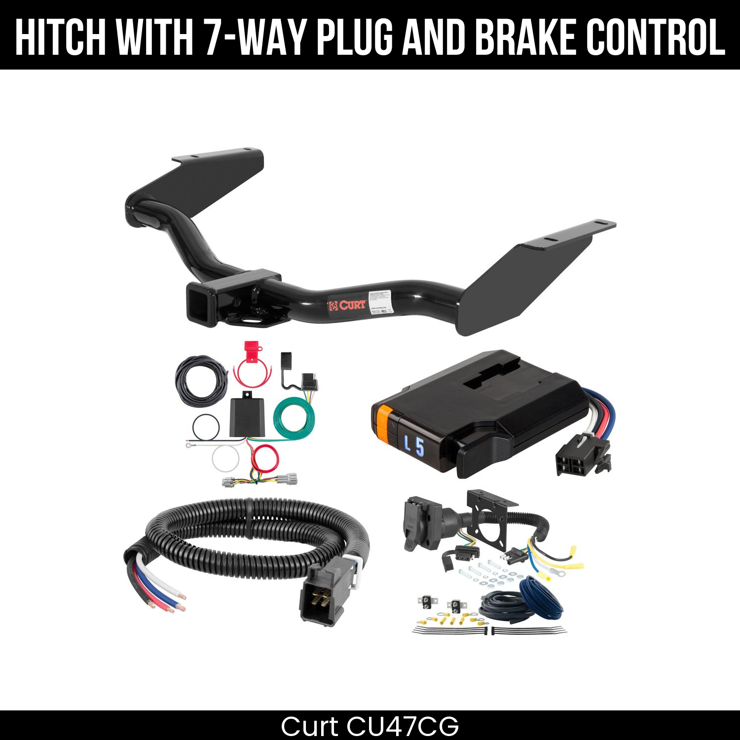 Trailer Hitch , 7-Way , Discovery Next Brake Control