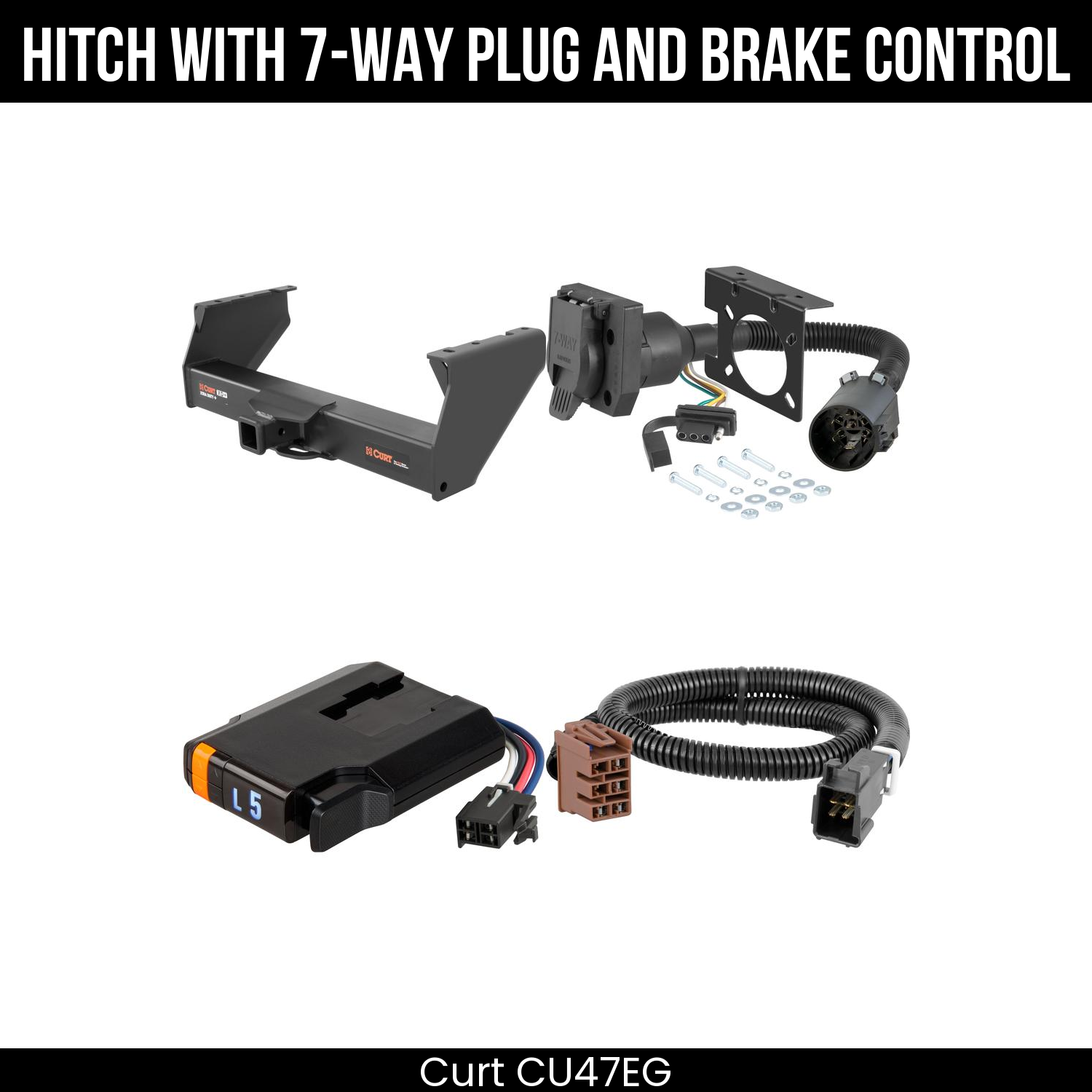Trailer Hitch , 7-Way , Discovery Next Brake Control