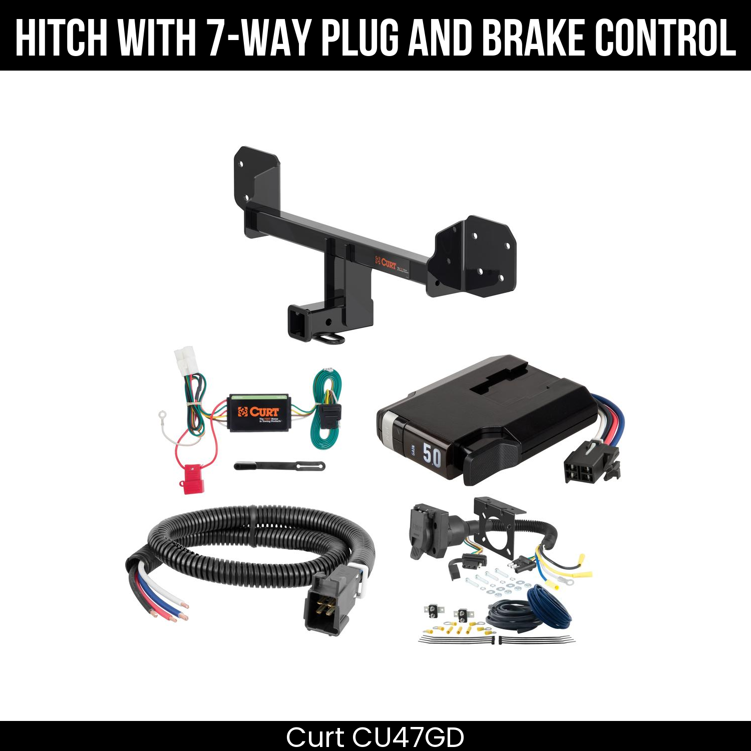 Trailer Hitch , 7-Way , TriFlex NEXT Brake Control