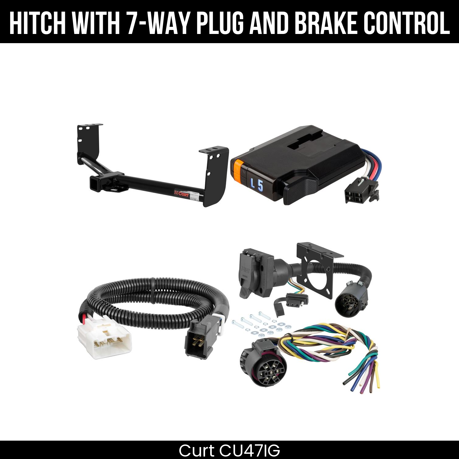 Trailer Hitch , 7-Way , Discovery Next Brake Control