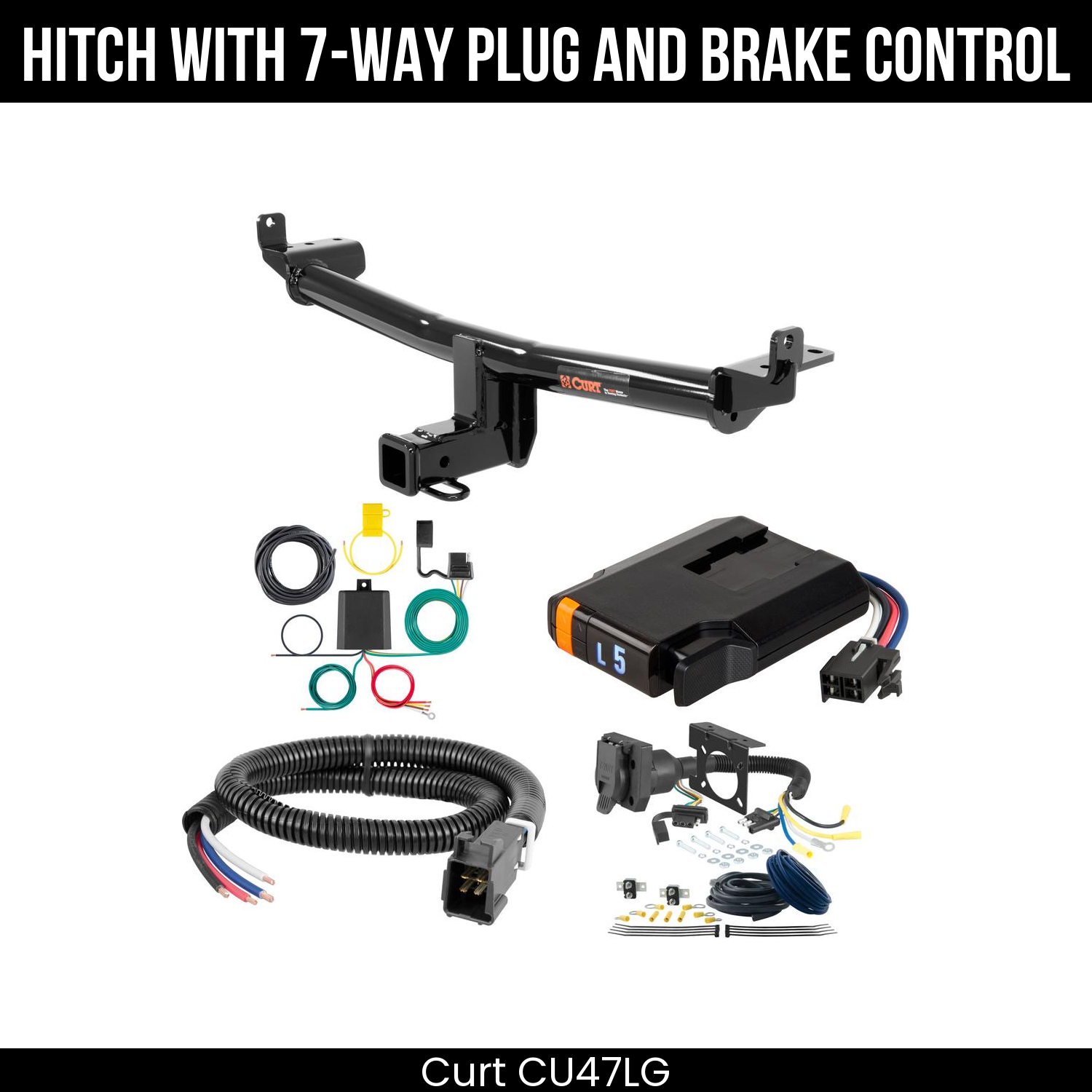 Trailer Hitch , 7-Way , Discovery Next Brake Control