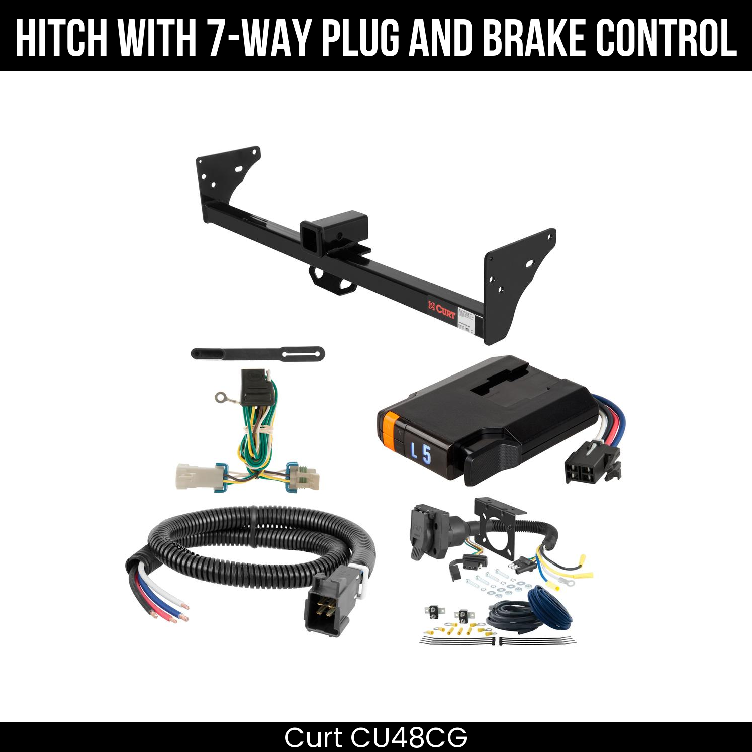 Trailer Hitch , 7-Way , Discovery Next Brake Control