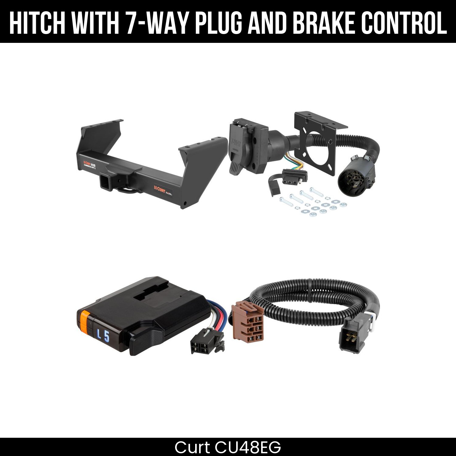 Trailer Hitch , 7-Way , Discovery Next Brake Control