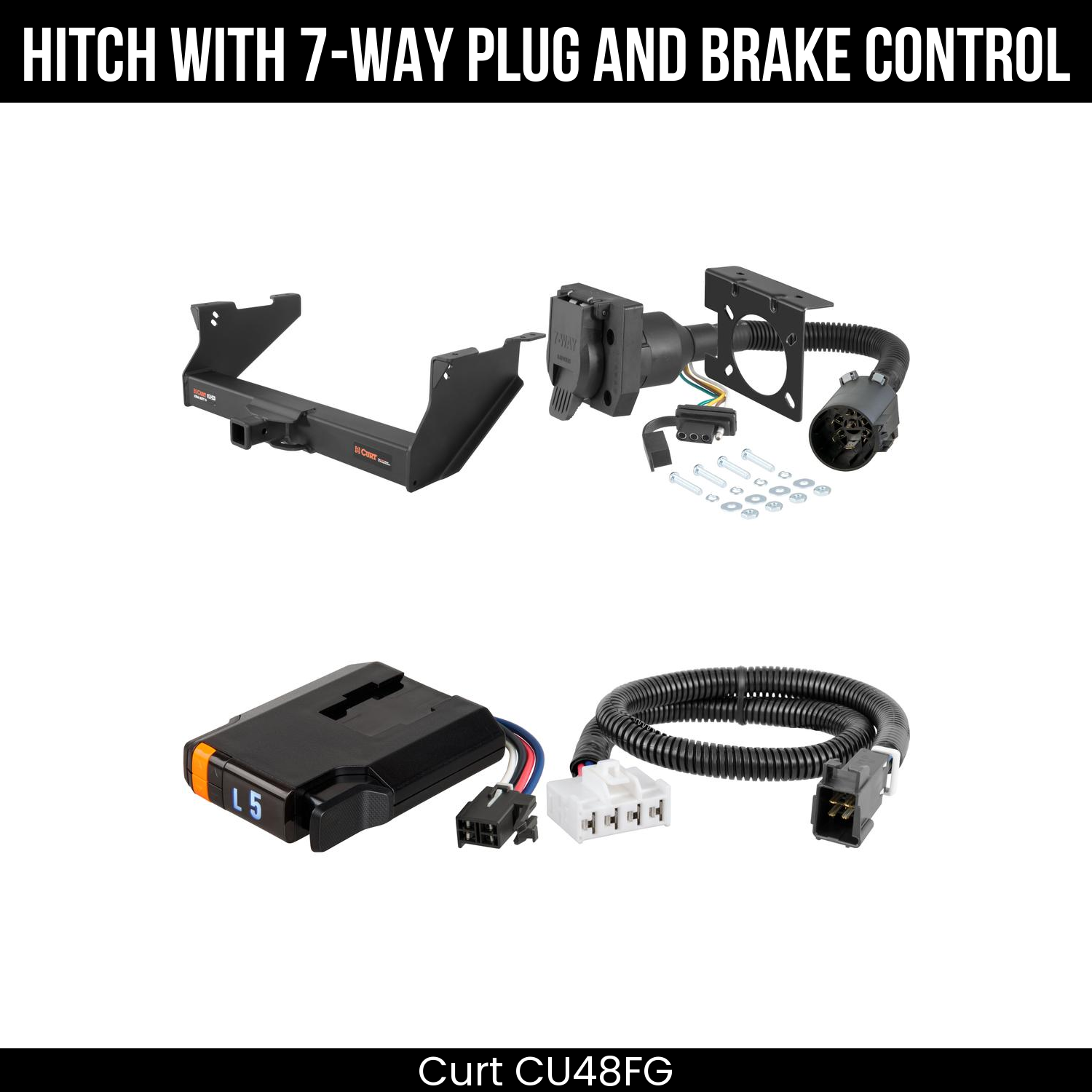 Trailer Hitch , 7-Way , Discovery Next Brake Control