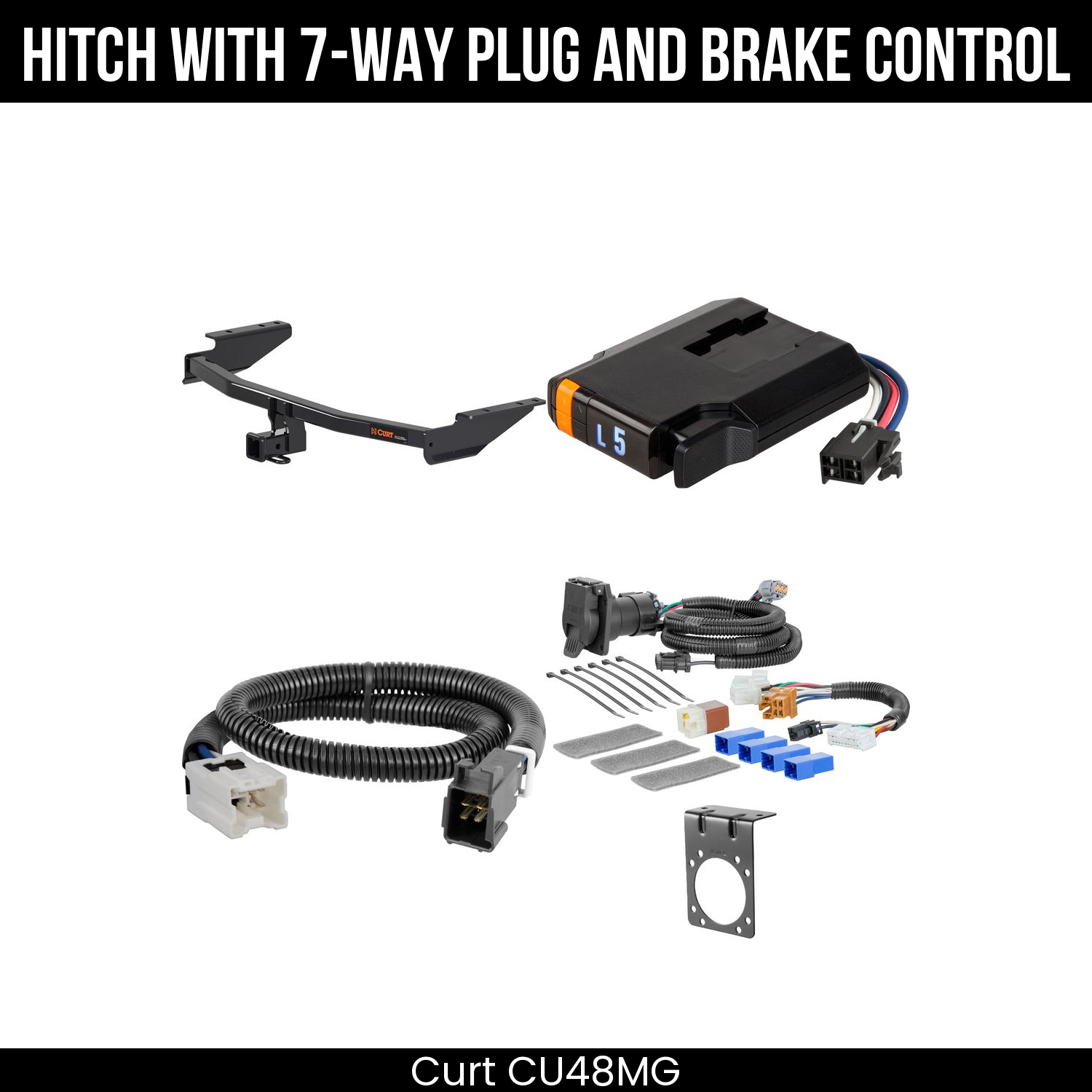 Trailer Hitch , 7-Way , Discovery Next Brake Control