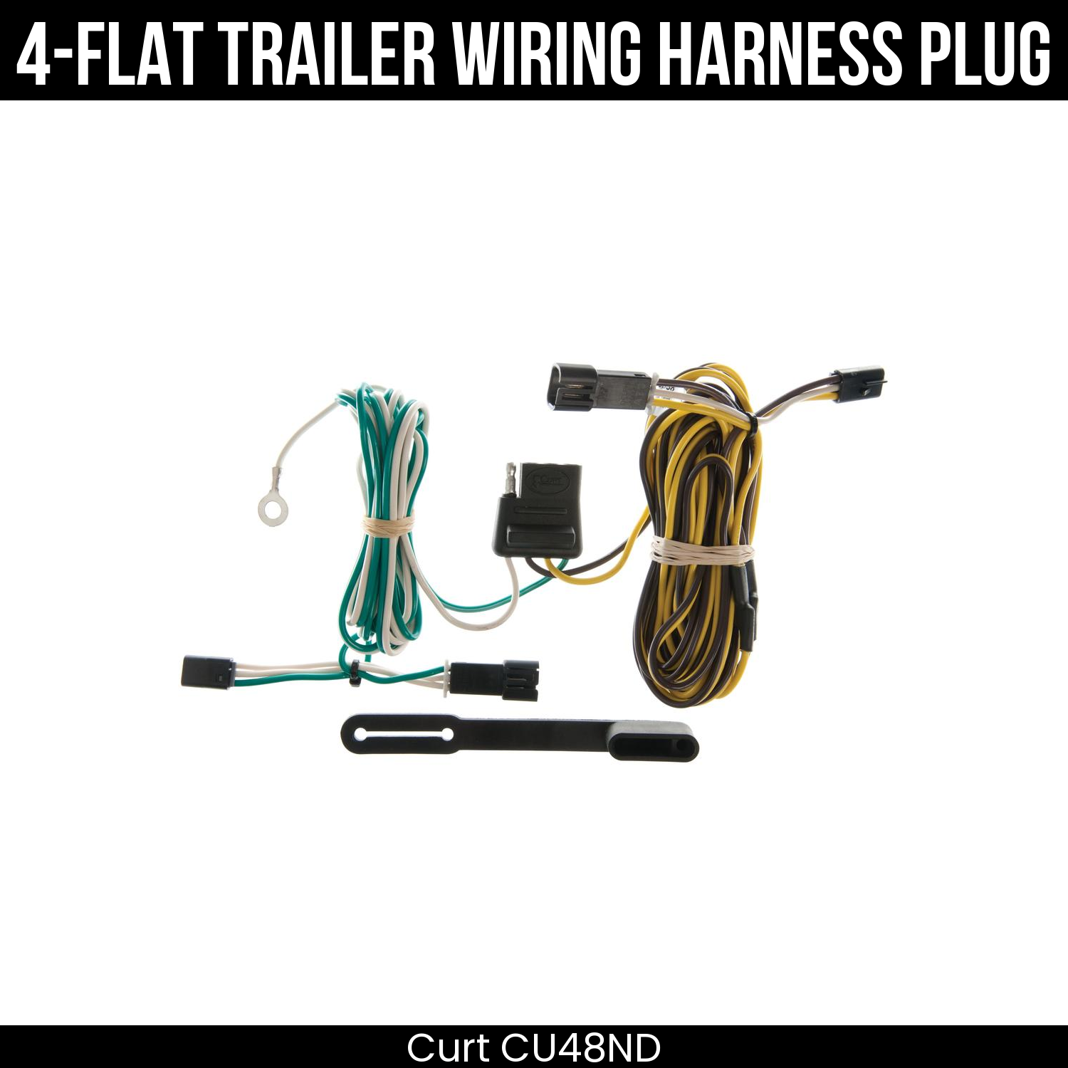 Trailer Wiring 4-Flat Plug Only