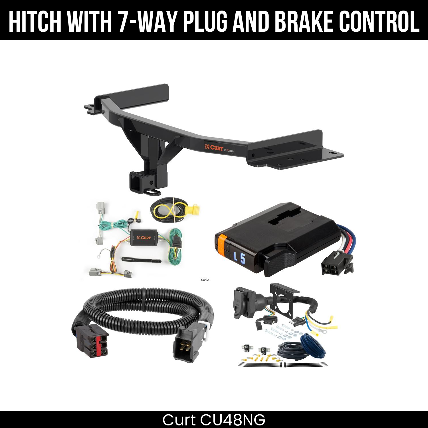 Trailer Hitch , 7-Way , Discovery Next Brake Control