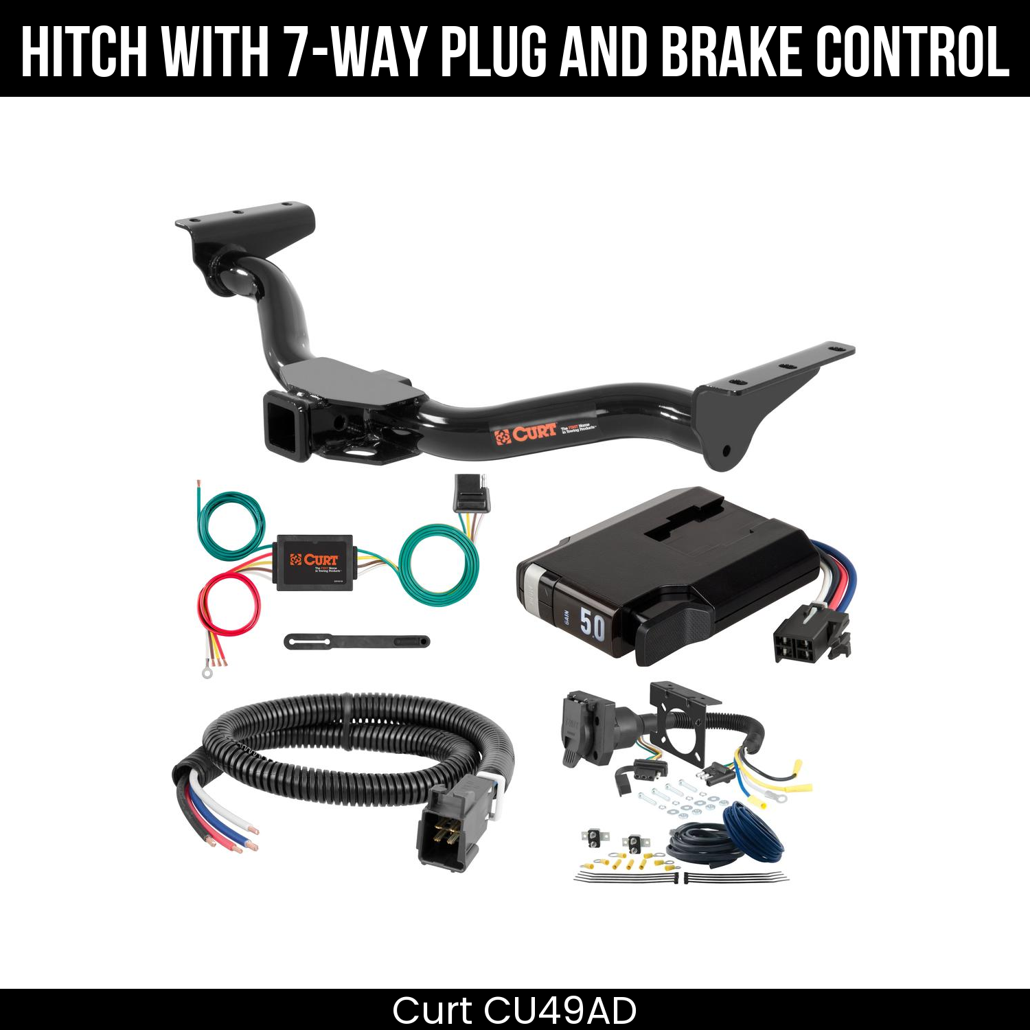 Trailer Hitch , 7-Way , TriFlex NEXT Brake Control