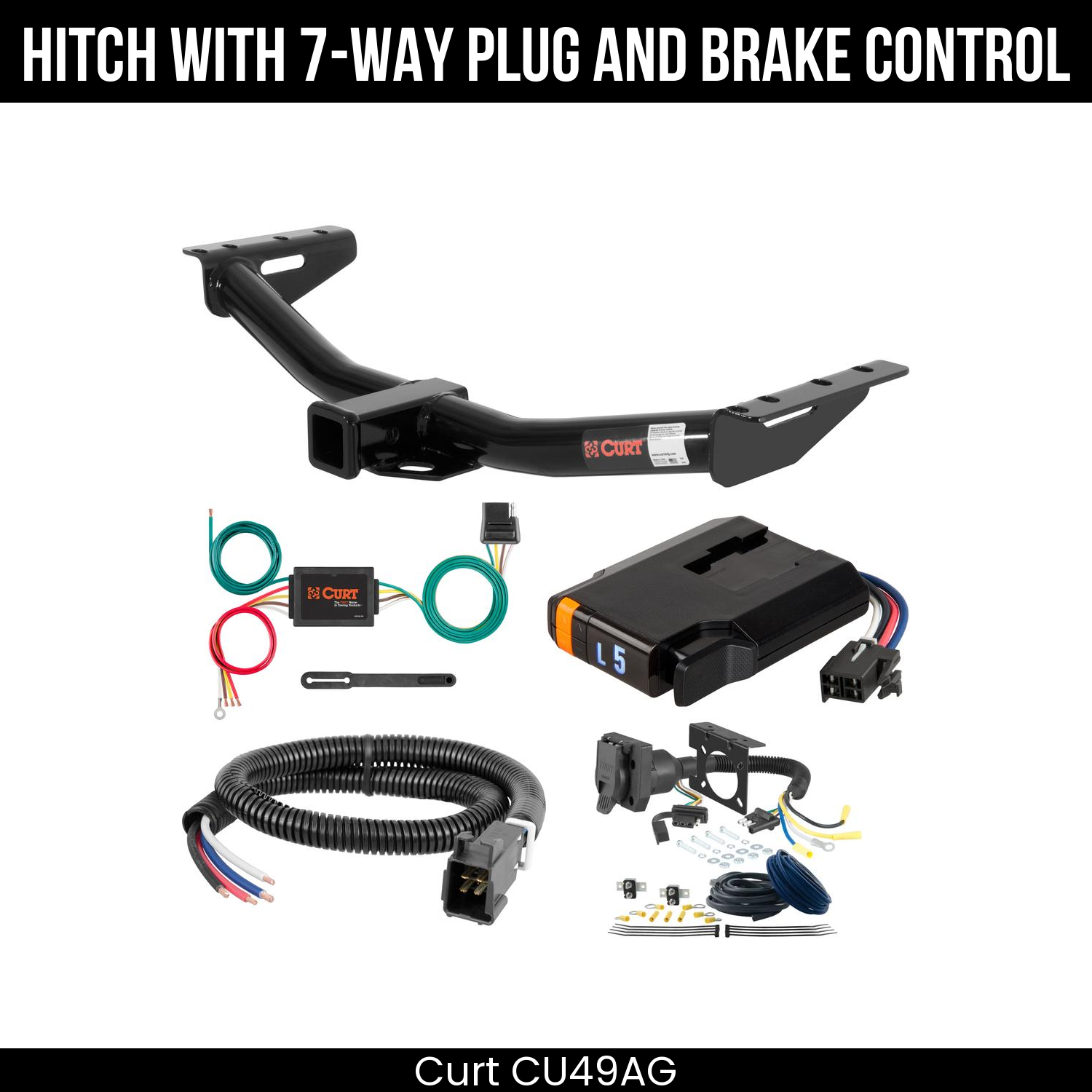 Trailer Hitch , 7-Way , Discovery Next Brake Control
